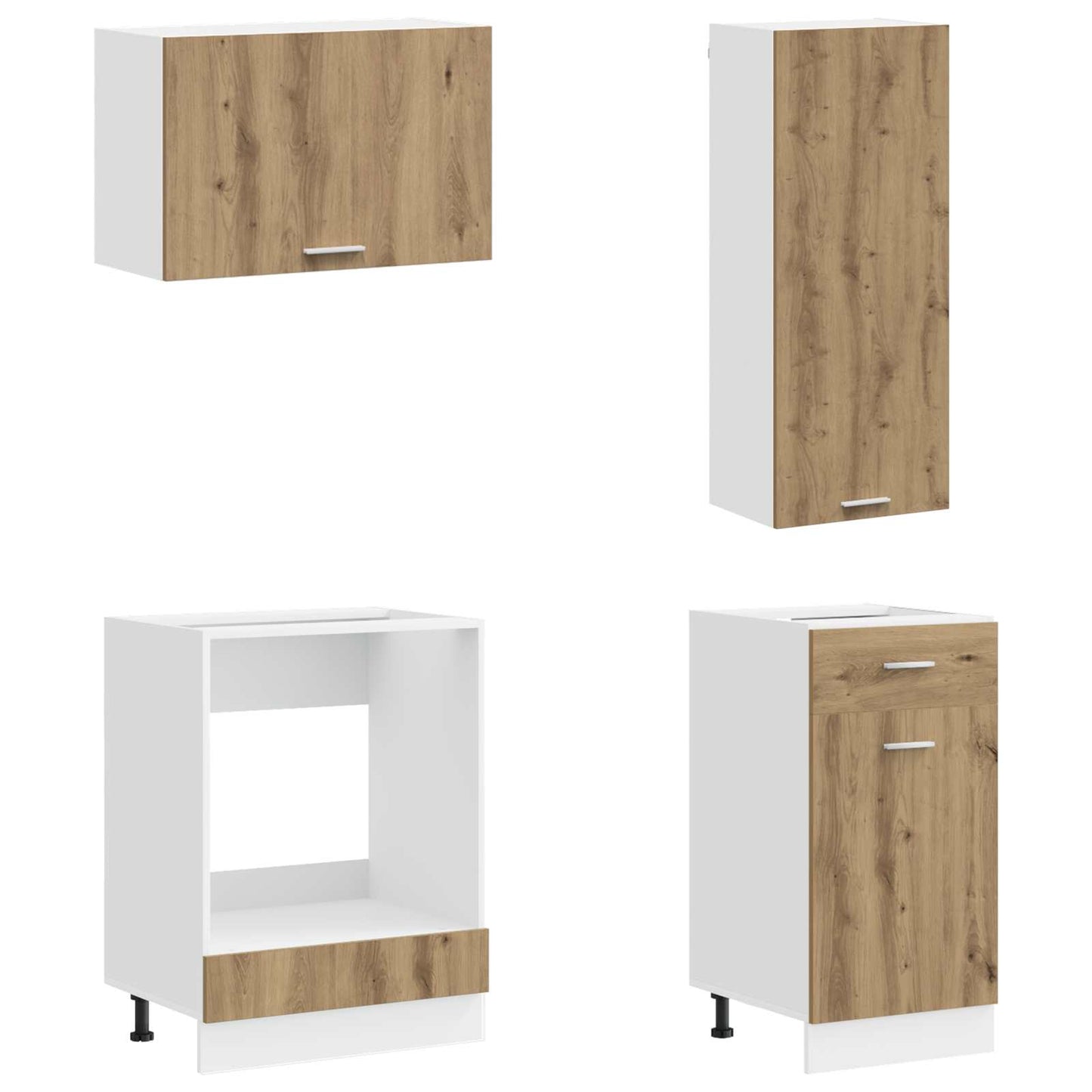 Kitchen Unit LYON 8 pcs Artisan Oak Engineered Wood