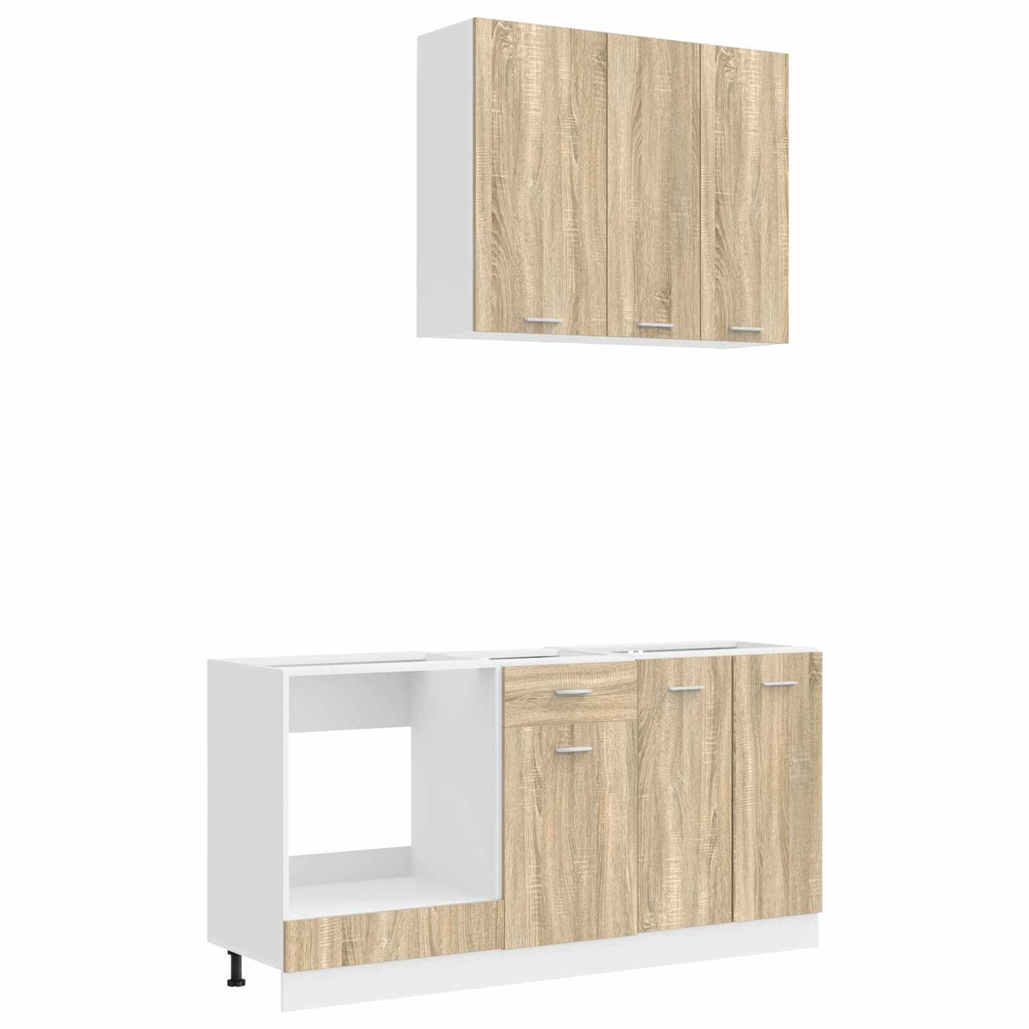 Kitchen Unit LYON 5 pcs Sonoma Oak Engineered Wood