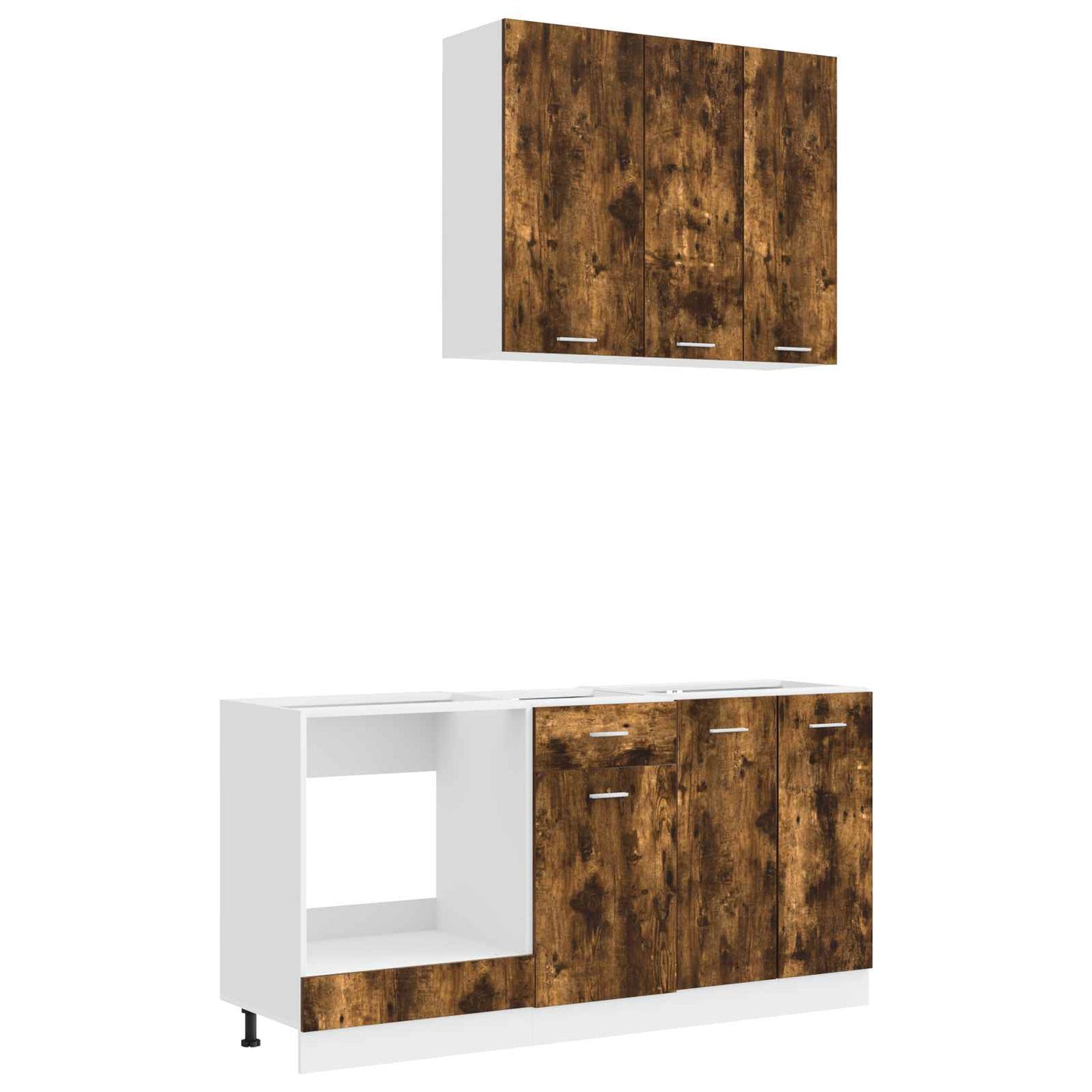 Kitchen Unit LYON 5 pcs Smoked Oak Engineered Wood