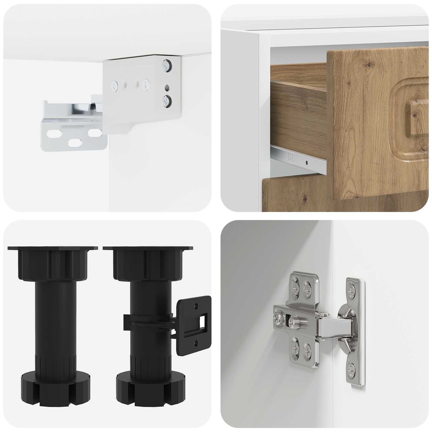 Kitchen Unit KALMAR 5 pcs Artisan Oak Engineered Wood