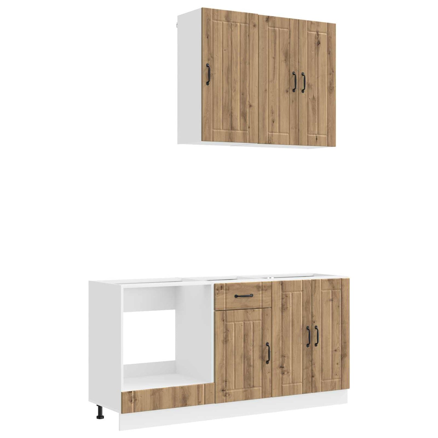 Kitchen Unit LUCCA 5 pcs Artisan Oak Engineered Wood