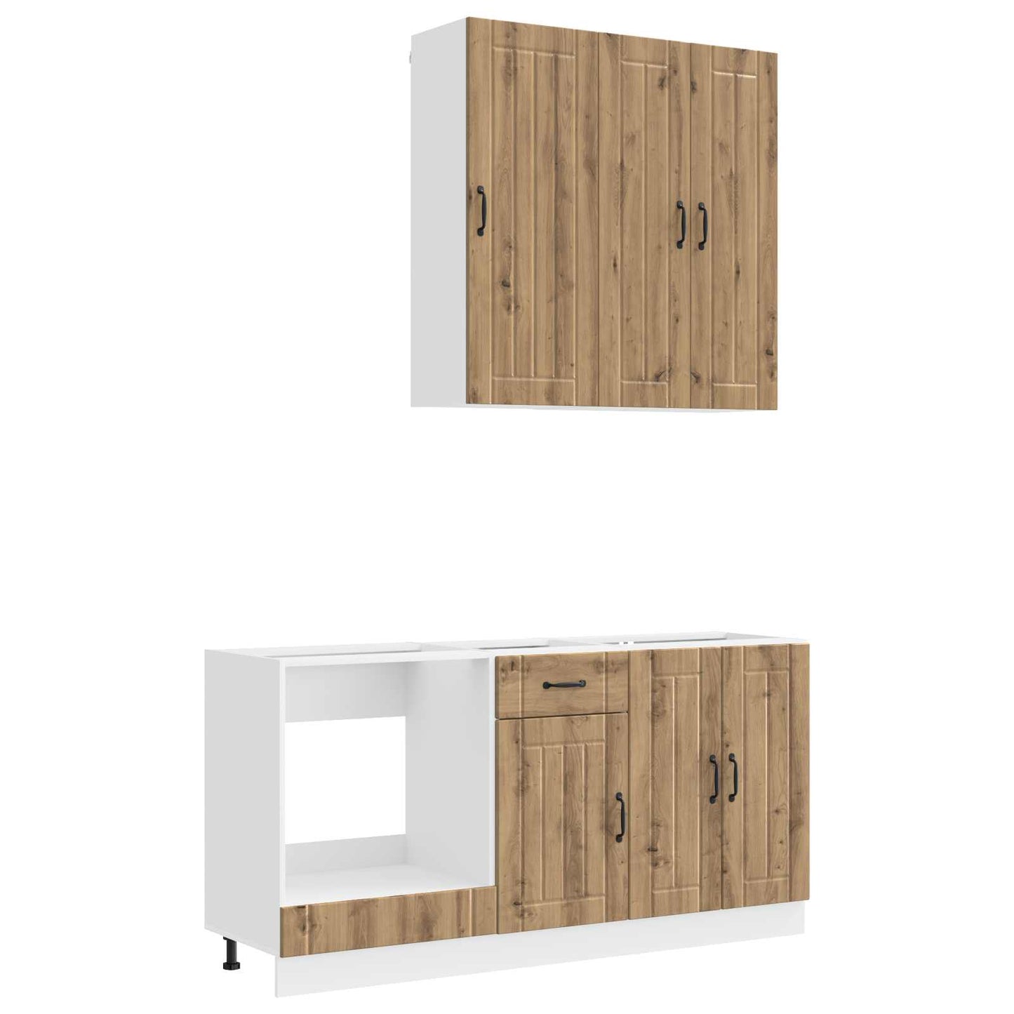 Kitchen Unit LUCCA 5 pcs Artisan Oak Engineered Wood