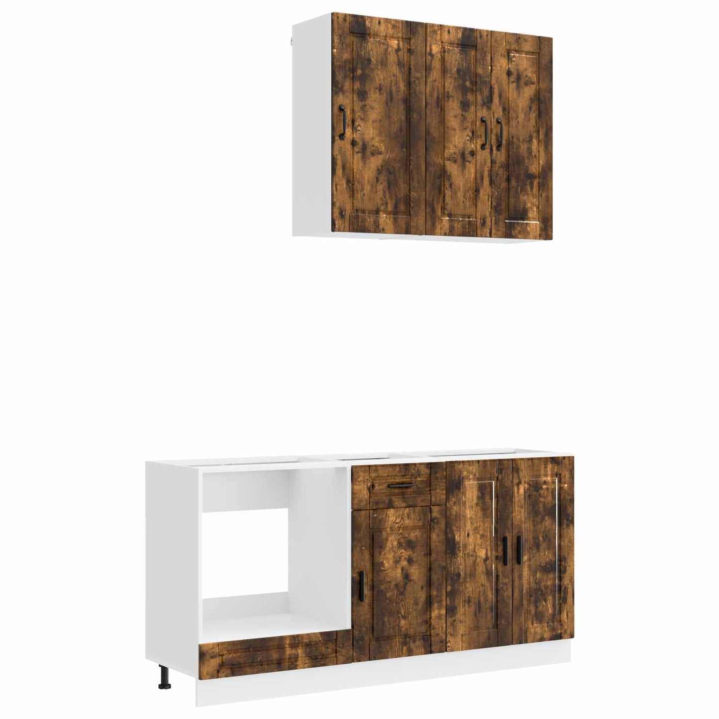 Kitchen Unit PORTO 5 pcs Smoked Oak Engineered Wood