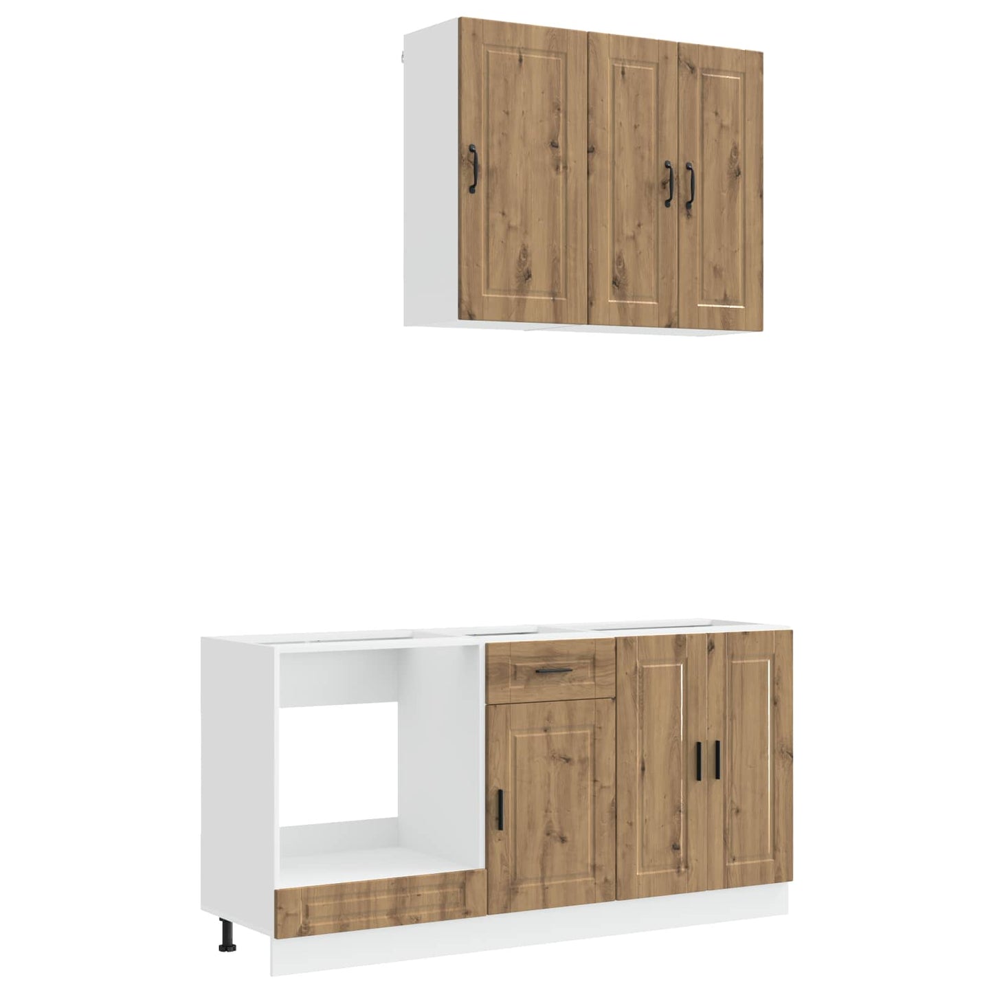 Kitchen Unit PORTO 5 pcs Artisan Oak Engineered Wood