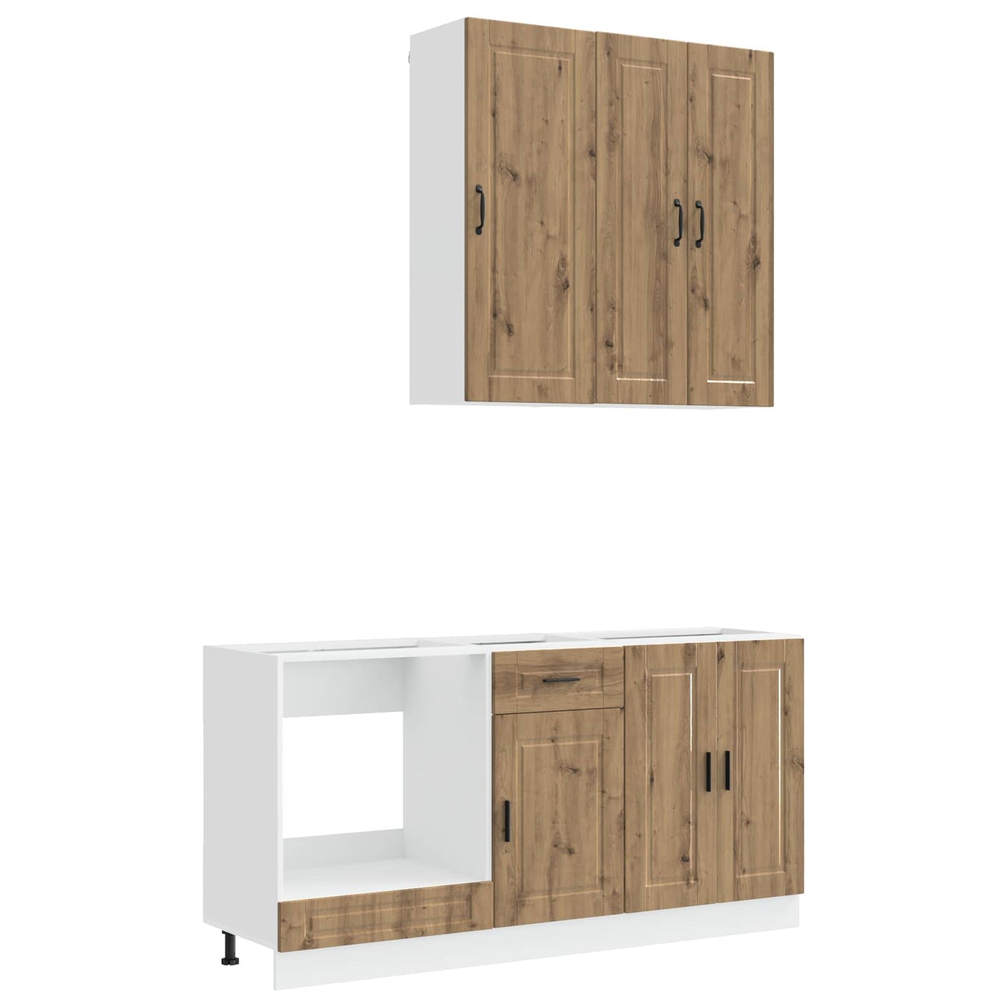 Kitchen Unit PORTO 5 pcs Artisan Oak Engineered Wood