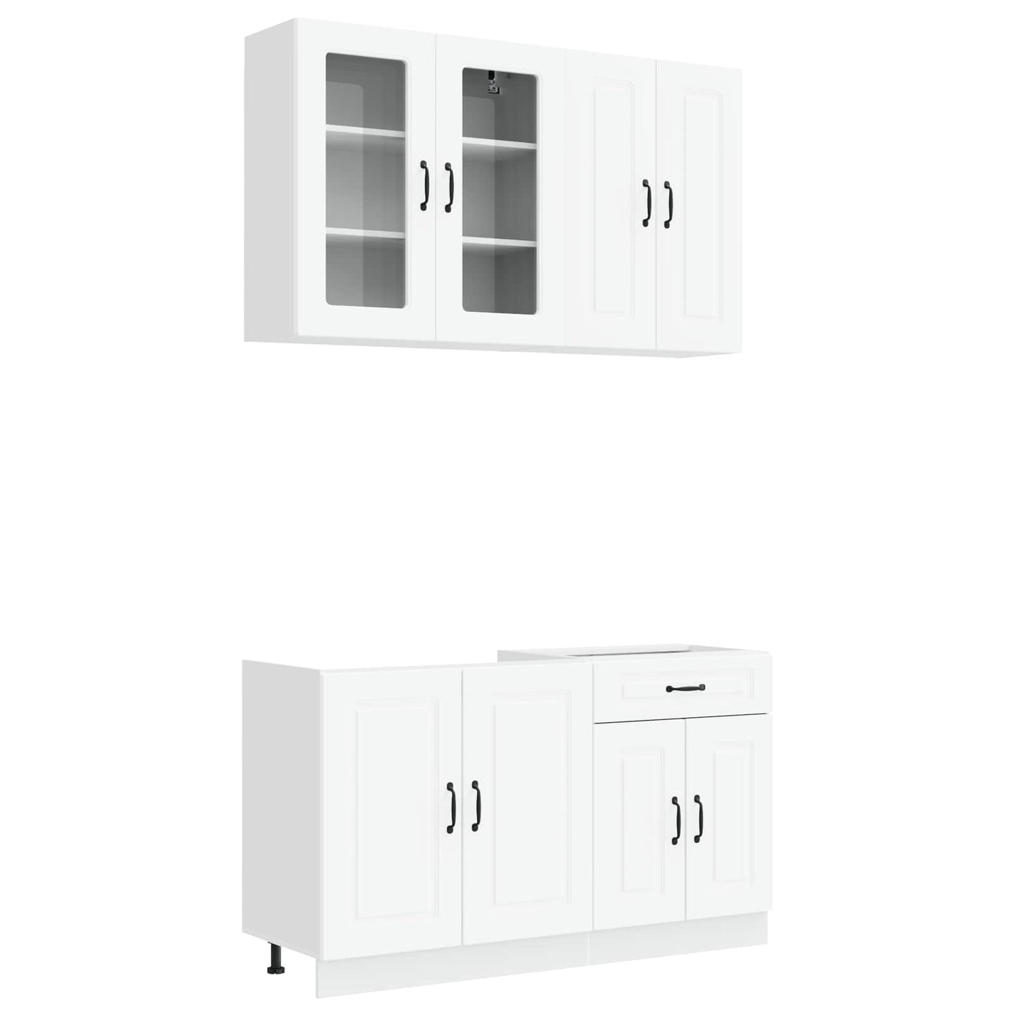 Kitchen Unit KALMAR 4 pcs White Engineered Wood