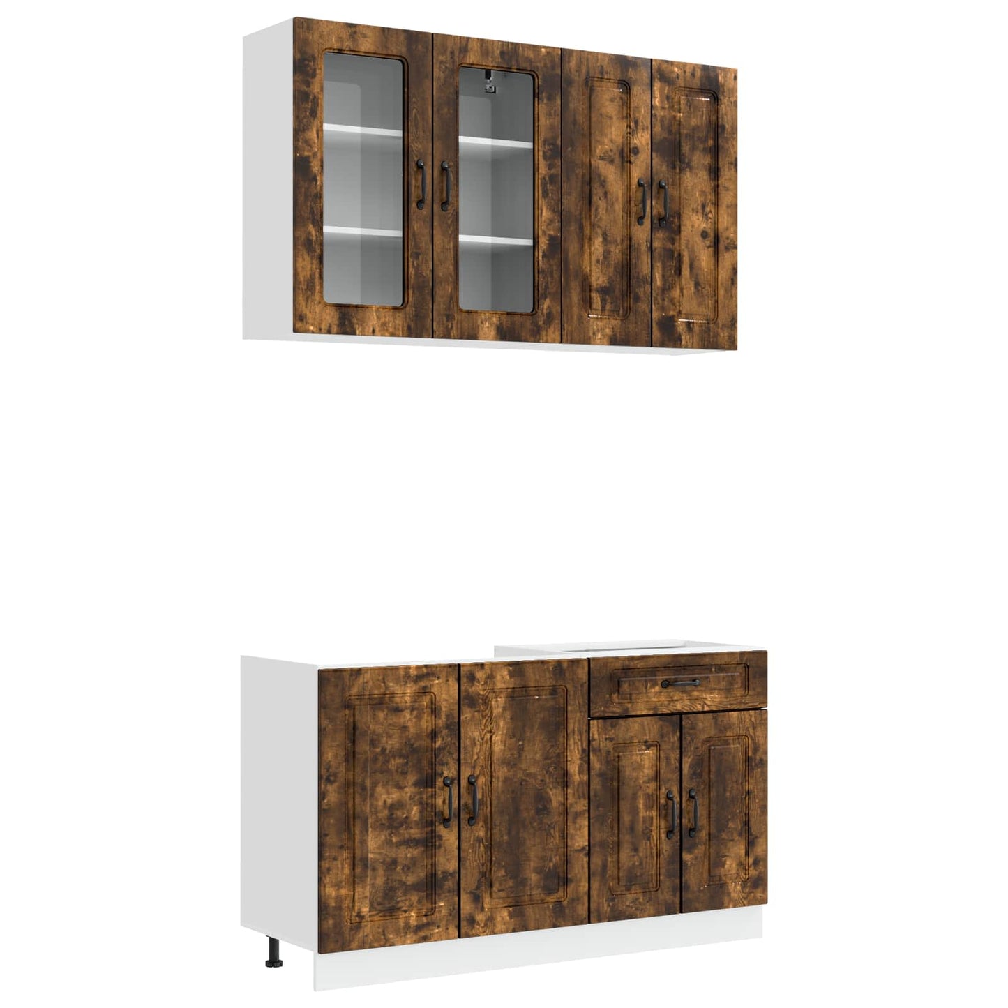 Kitchen Unit KALMAR 4 pcs Smoked Oak Engineered Wood