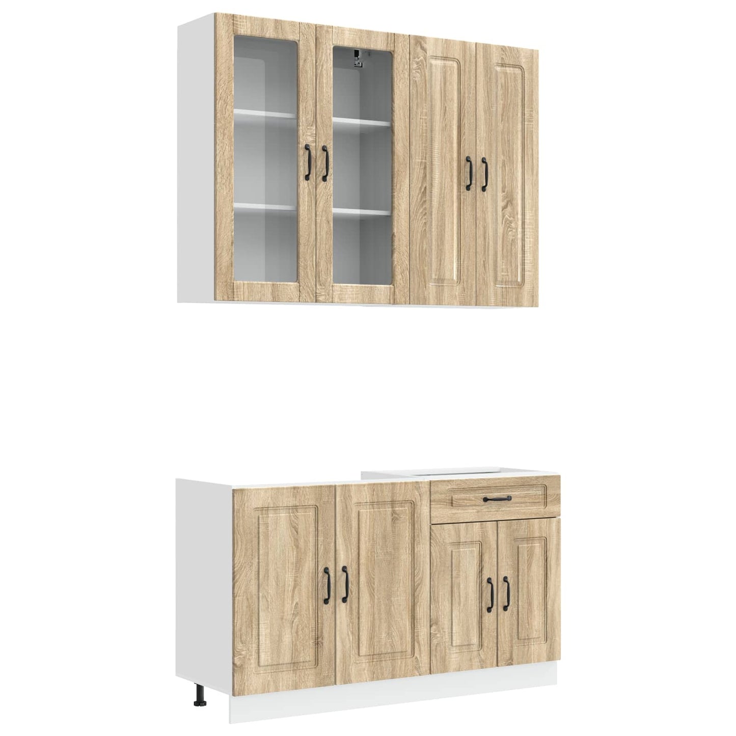 Kitchen Unit KALMAR 4 pcs Sonoma Oak Engineered Wood