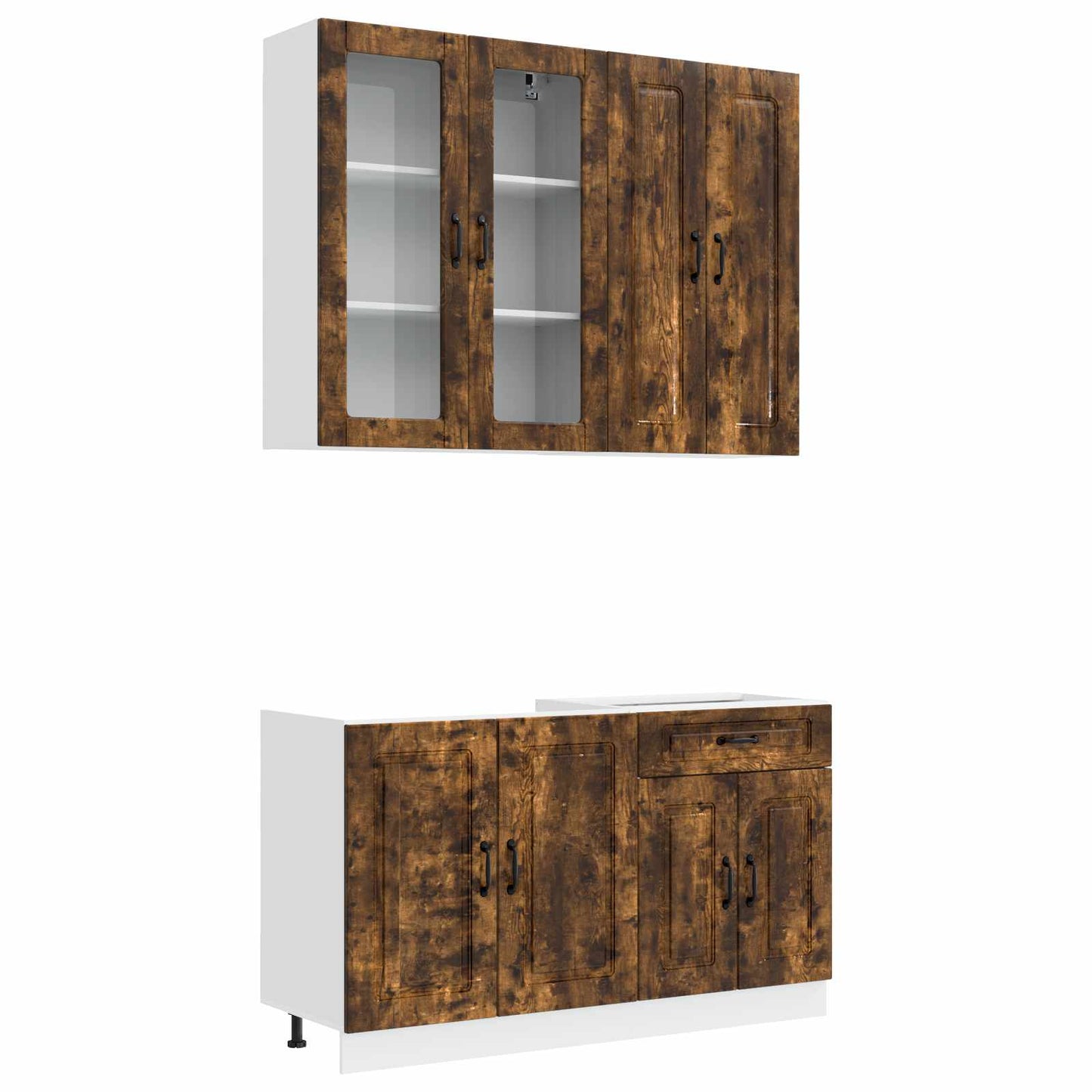 Kitchen Unit KALMAR 4 pcs Smoked Oak Engineered Wood