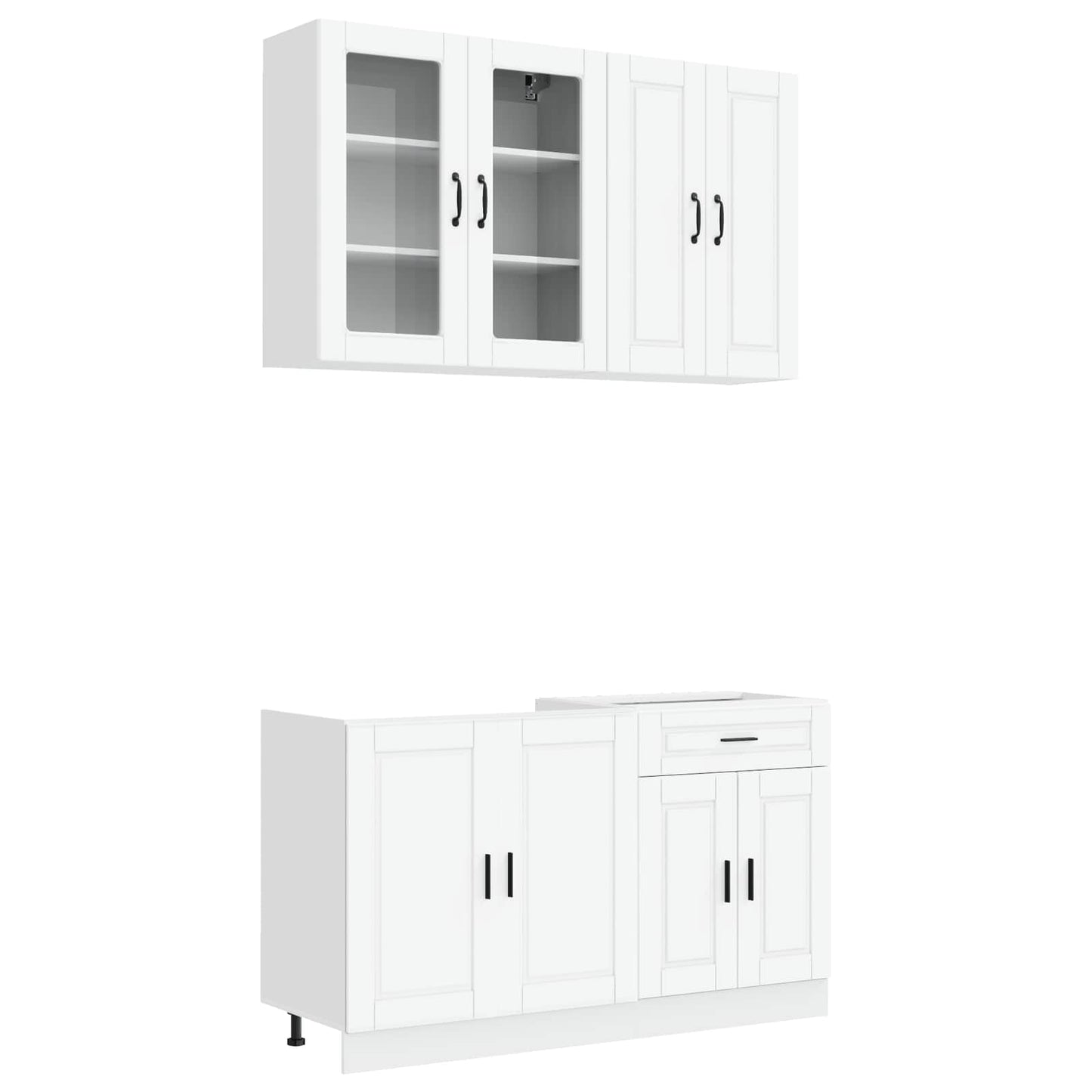 Kitchen Unit PORTO 4 pcs White Engineered Wood