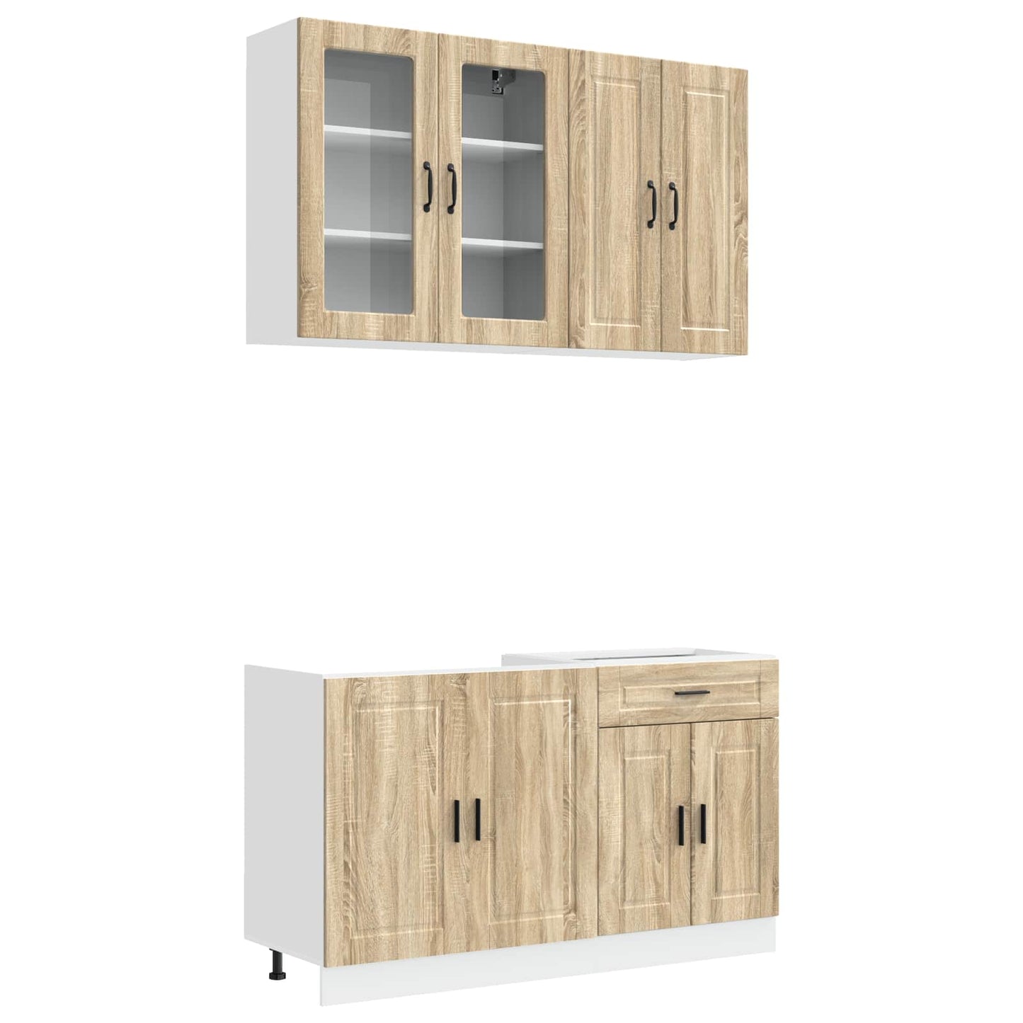 Kitchen Unit PORTO 4 pcs Sonoma Oak Engineered Wood