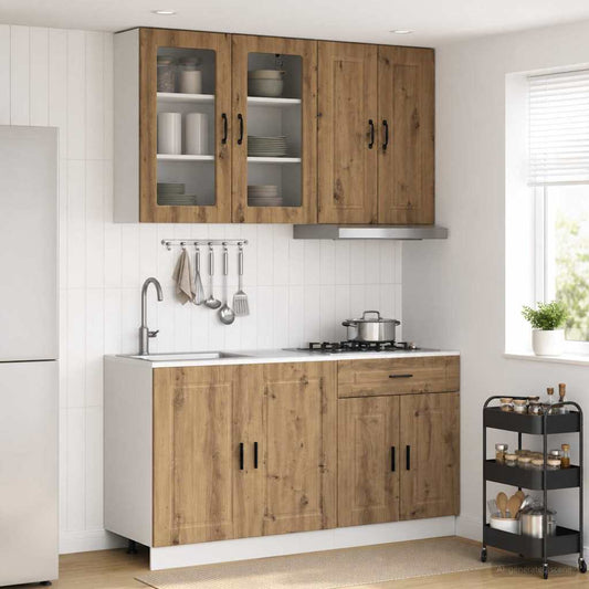 Kitchen Unit PORTO 4 pcs Artisan Oak Engineered Wood