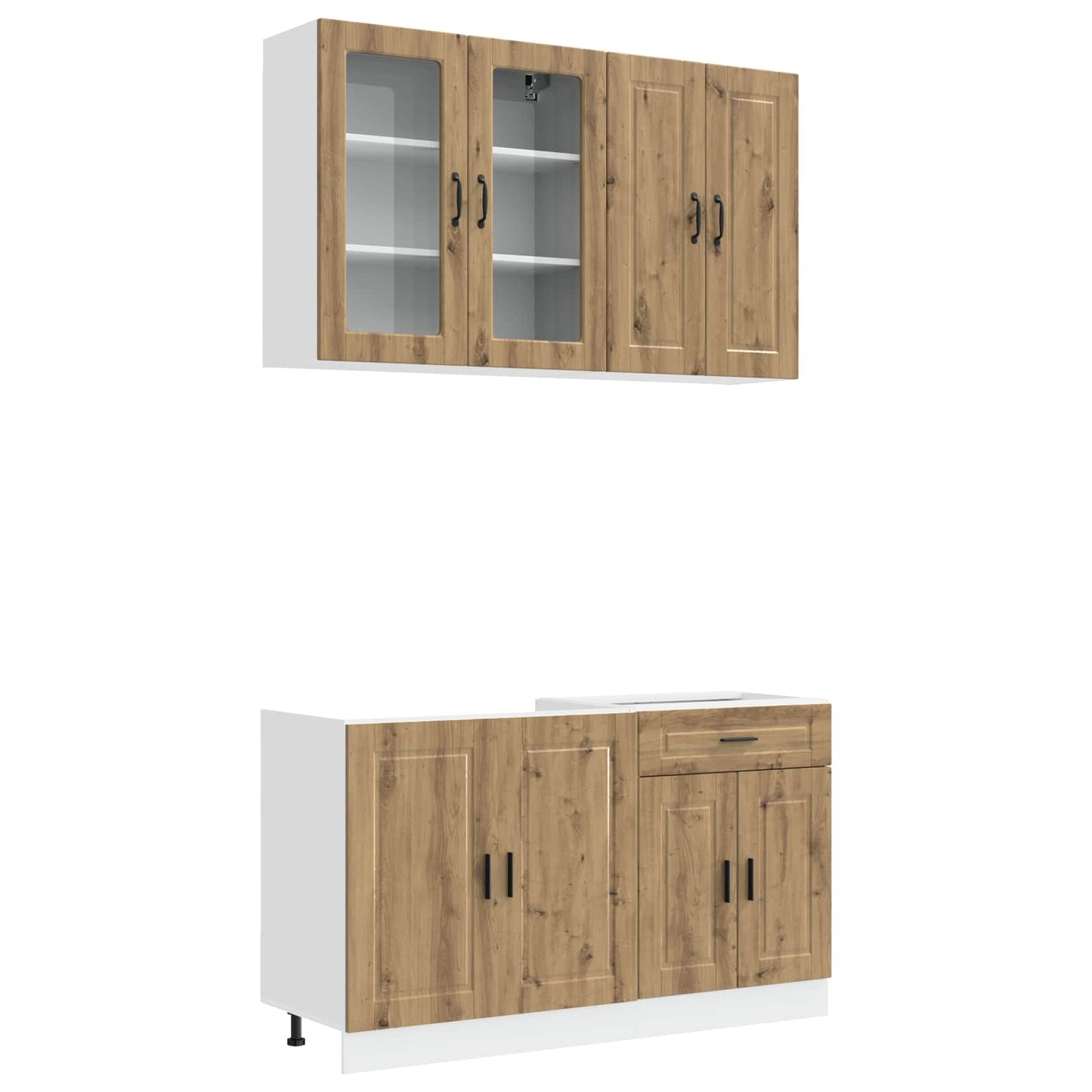 Kitchen Unit PORTO 4 pcs Artisan Oak Engineered Wood
