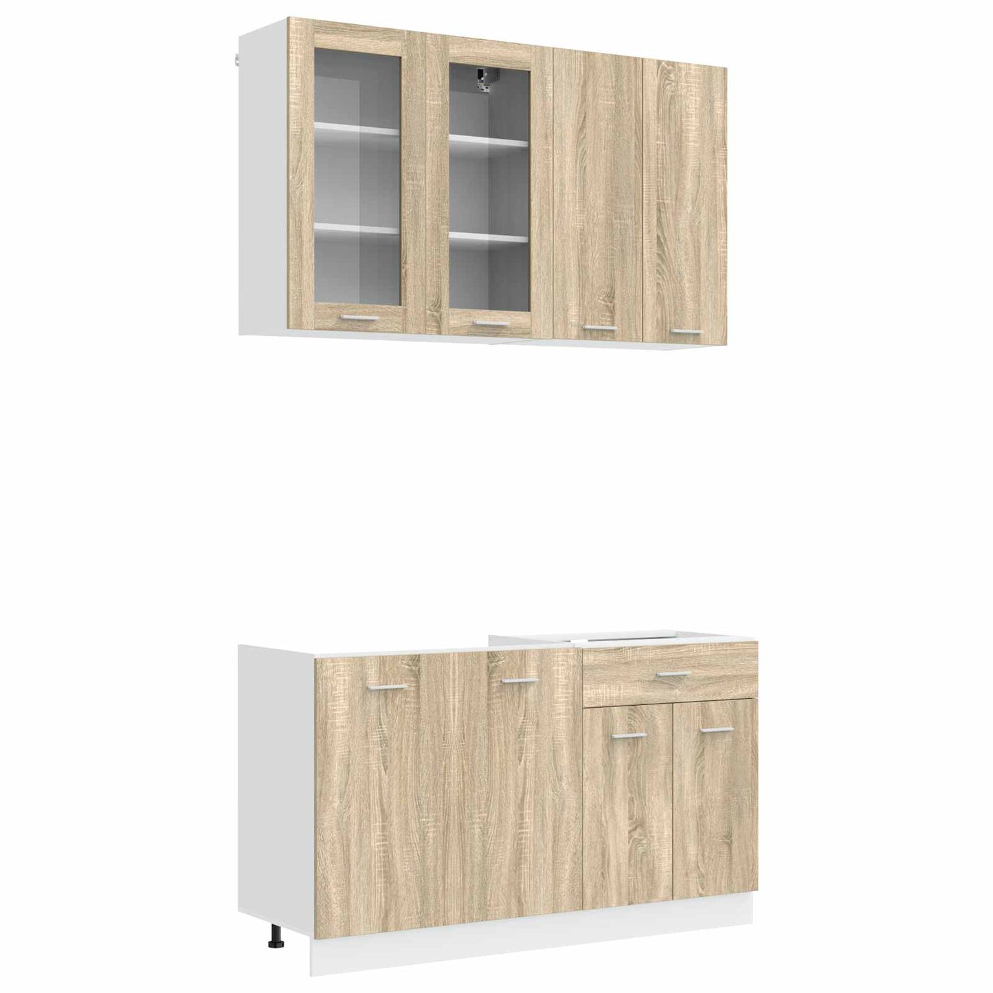 Kitchen Unit LYON 4 pcs Sonoma Oak Engineered Wood