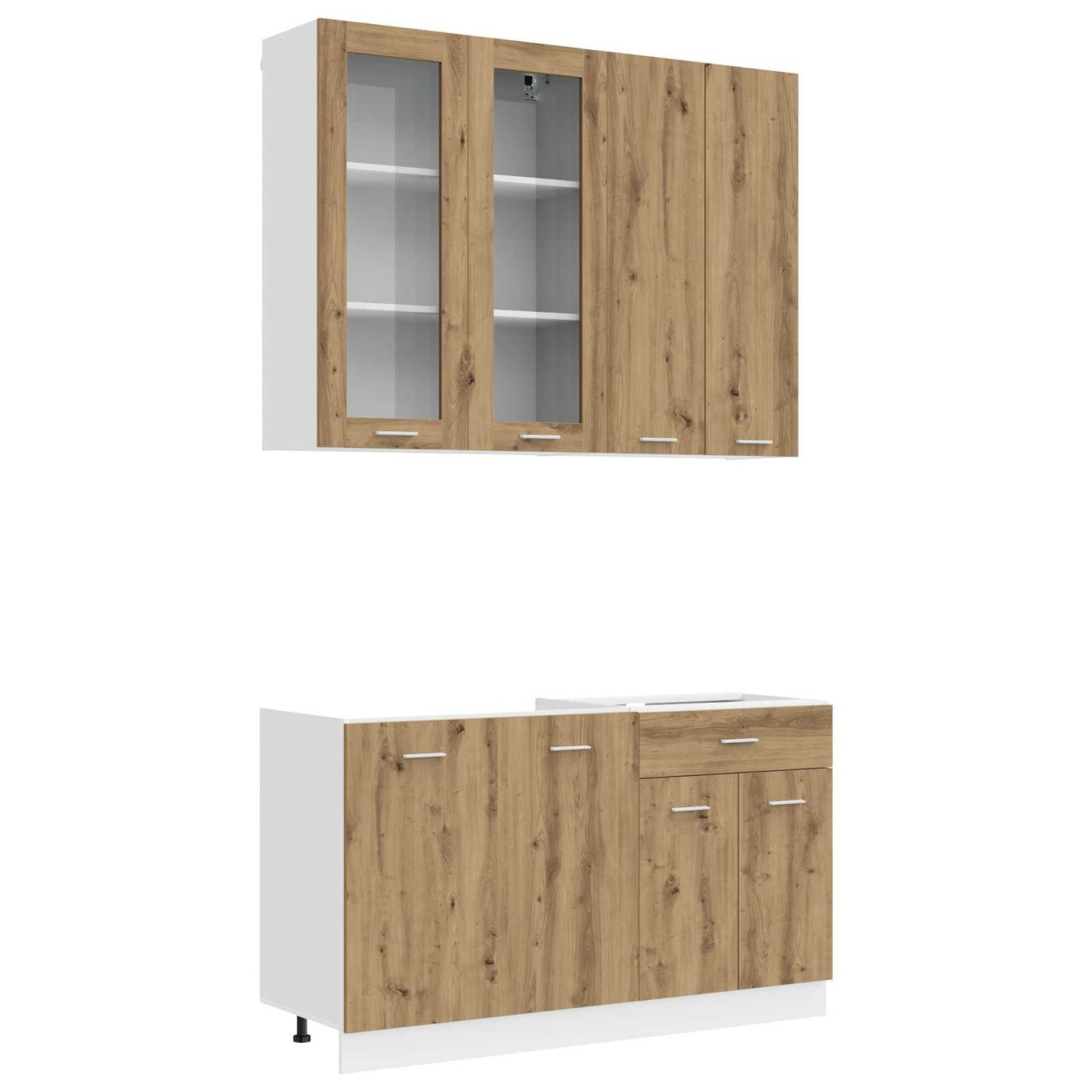 Kitchen Unit LYON 4 pcs Artisan Oak Engineered Wood