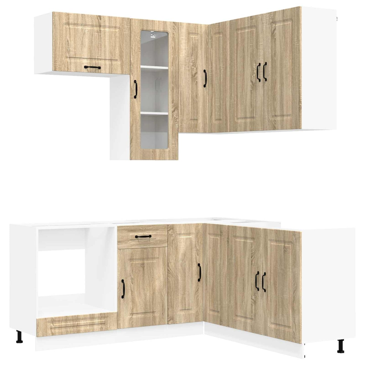 Kitchen Unit KALMAR 8 pcs Sonoma Oak Engineered Wood
