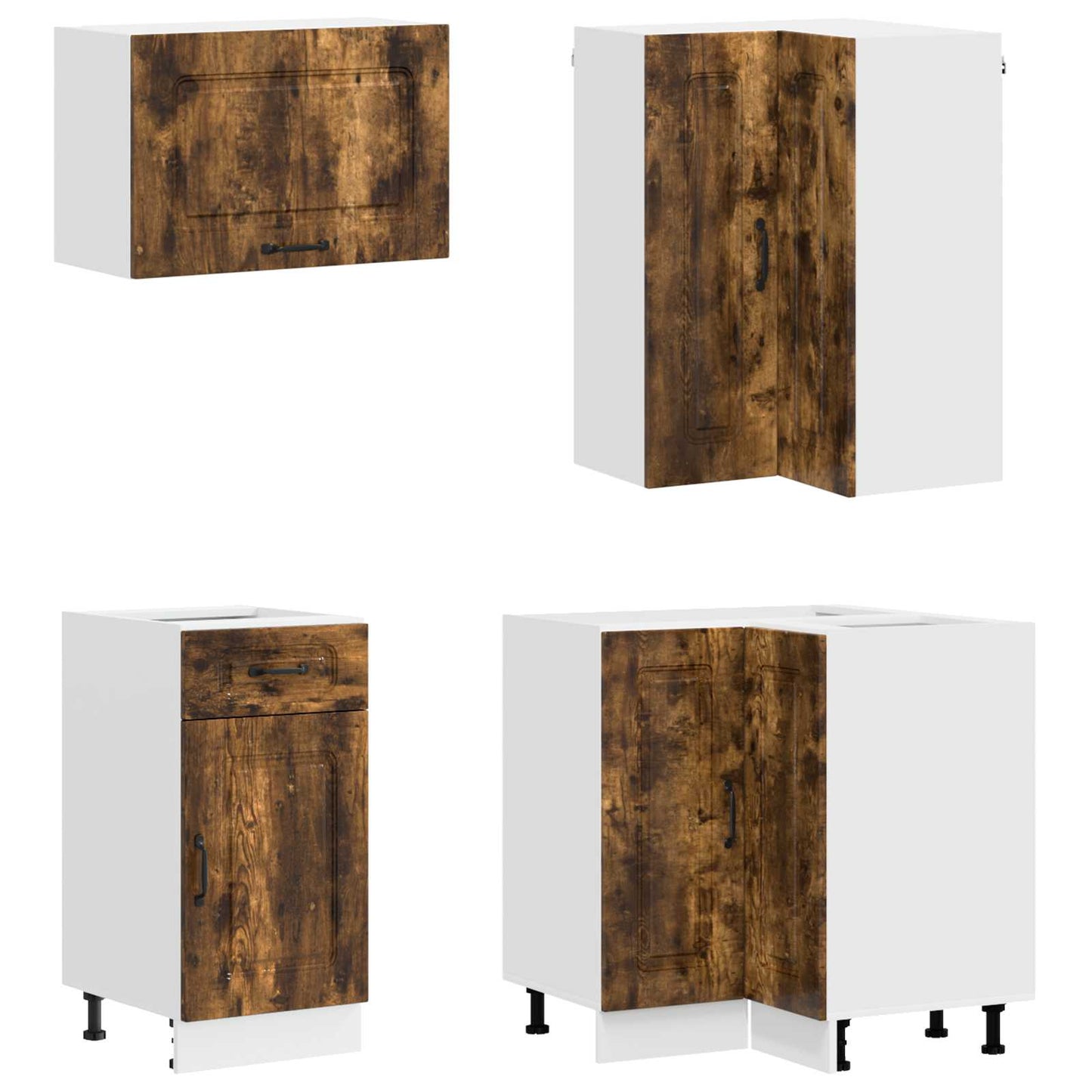 Kitchen Unit KALMAR 8 pcs Smoked Oak Engineered Wood