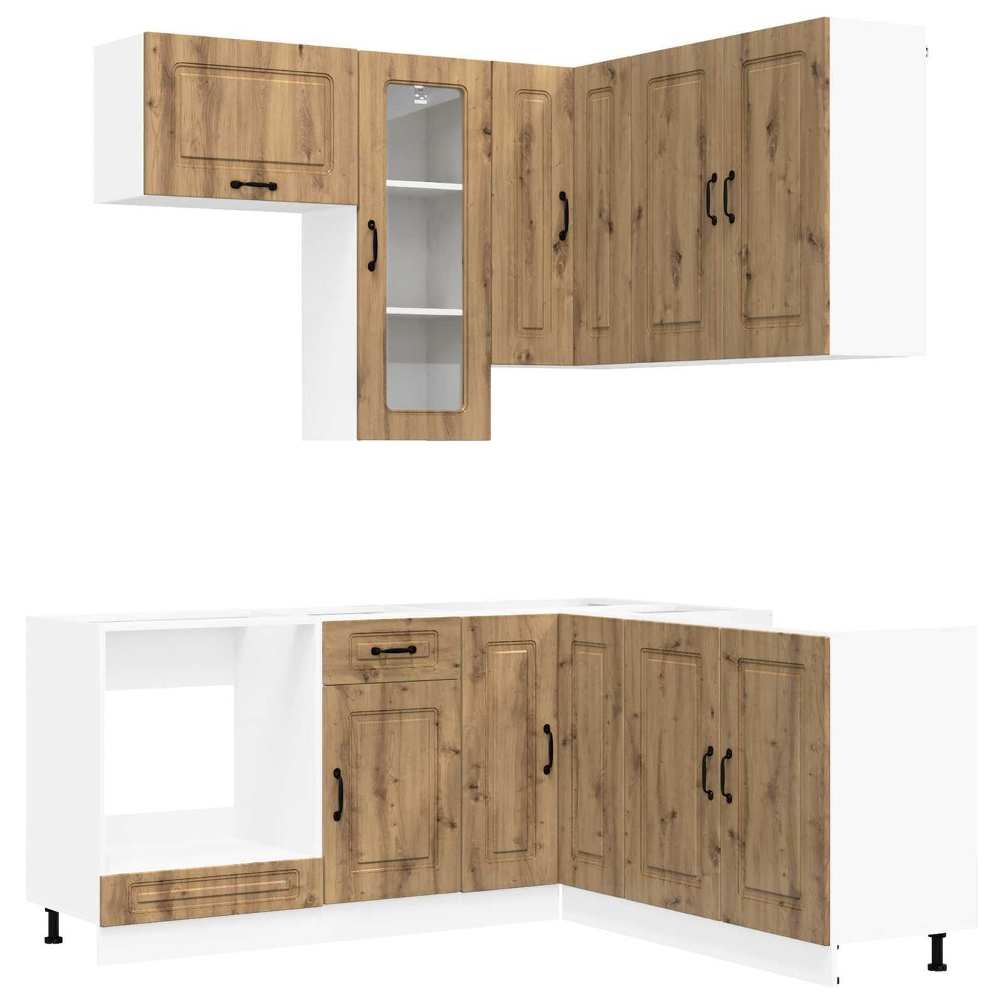Kitchen Unit KALMAR 8 pcs Artisan Oak Engineered Wood