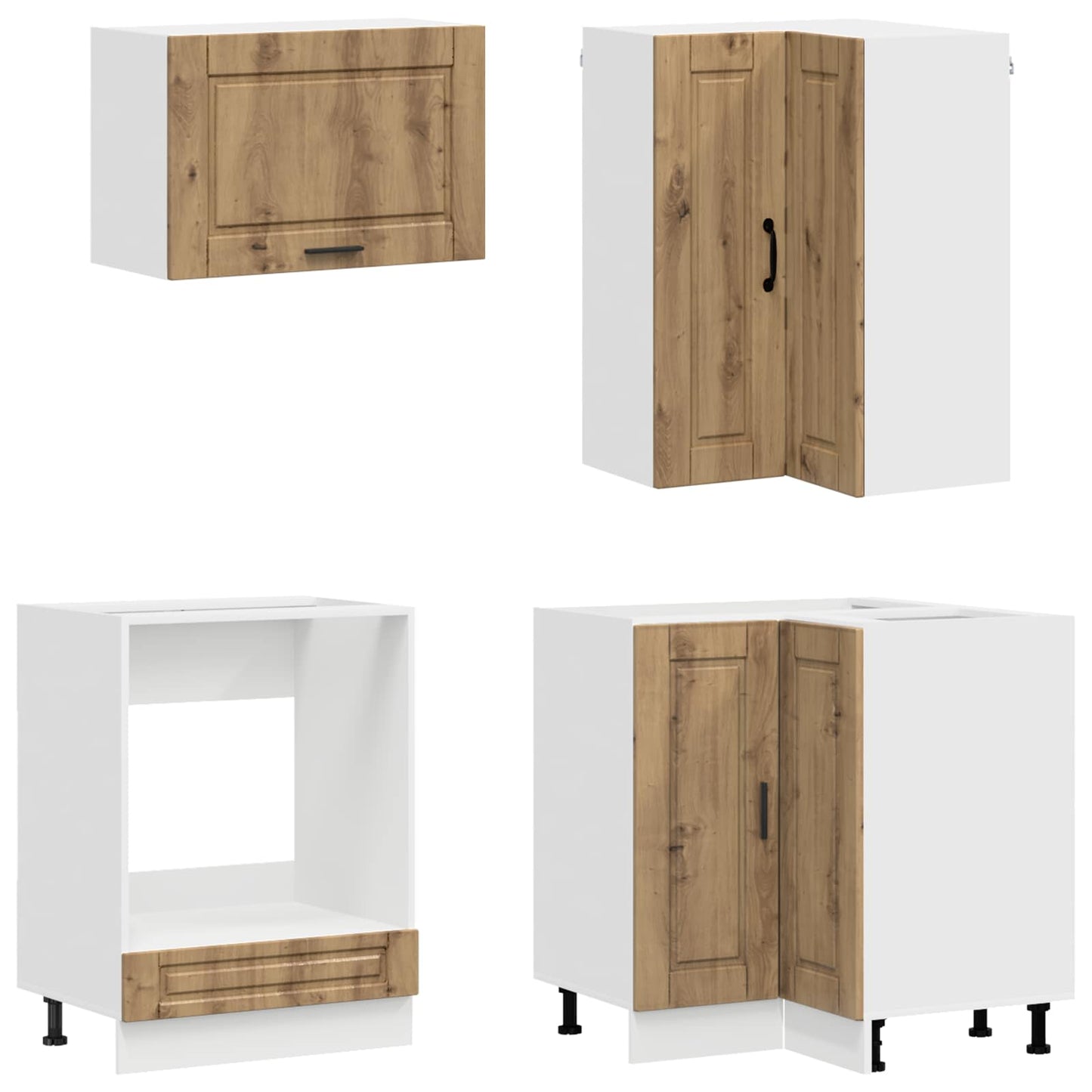 Kitchen Unit PORTO 8 pcs Artisan Oak Engineered Wood