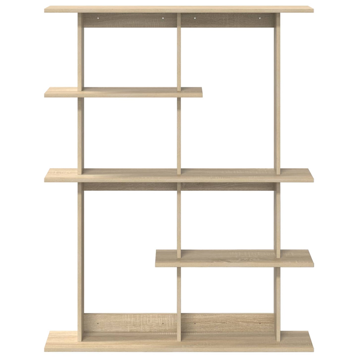 Wall Shelving Unit Brown 102 x 20 x 130 cm Engineered Wood