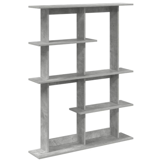 Wall Shelving Unit Grey 102 x 20 x 130 cm Engineered Wood