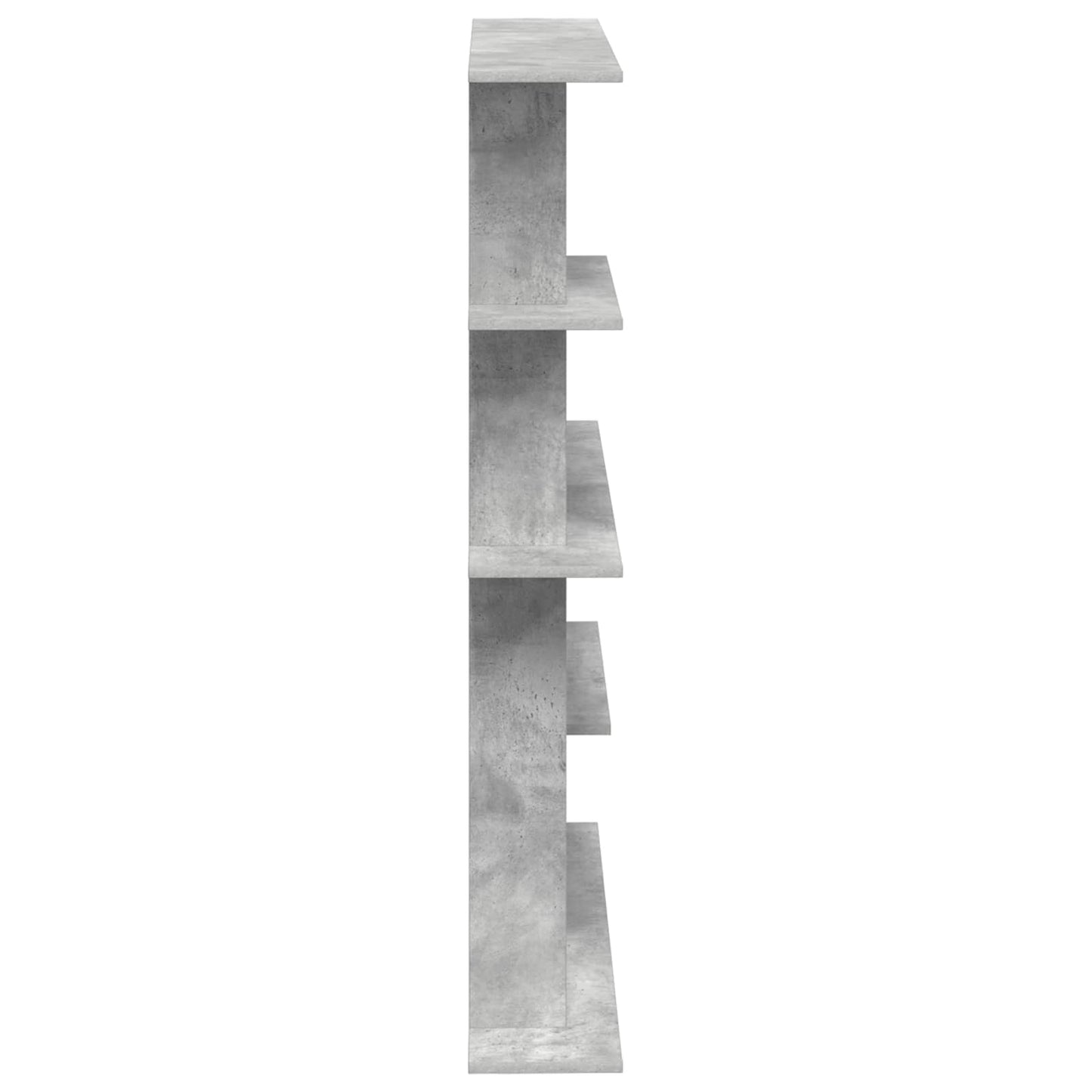Wall Shelving Unit Grey 102 x 20 x 130 cm Engineered Wood