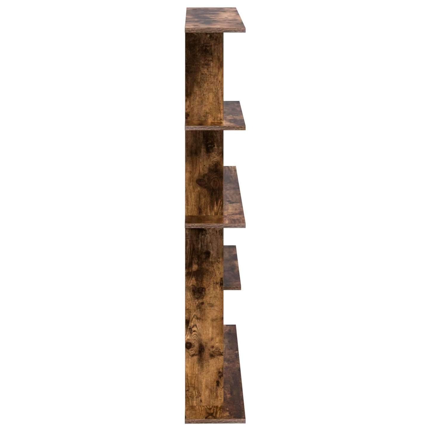 Wall Shelving Unit Brown 102 x 20 x 130 cm Engineered Wood