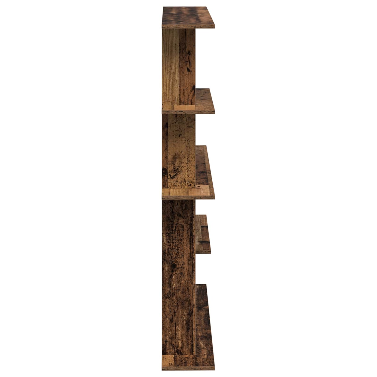 Wall Shelving Unit Brown 102 x 20 x 130 cm Engineered Wood