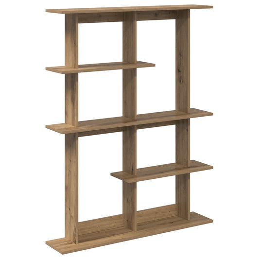 Wall Shelving Unit Brown 102 x 20 x 130 cm Engineered Wood