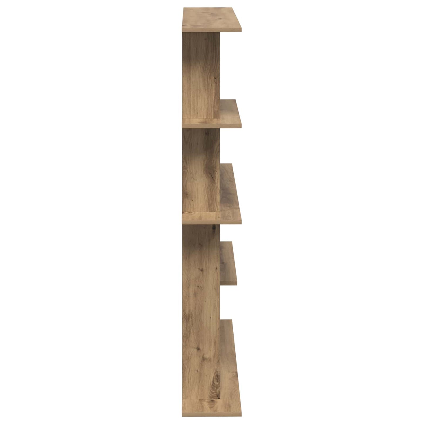 Wall Shelving Unit Brown 102 x 20 x 130 cm Engineered Wood