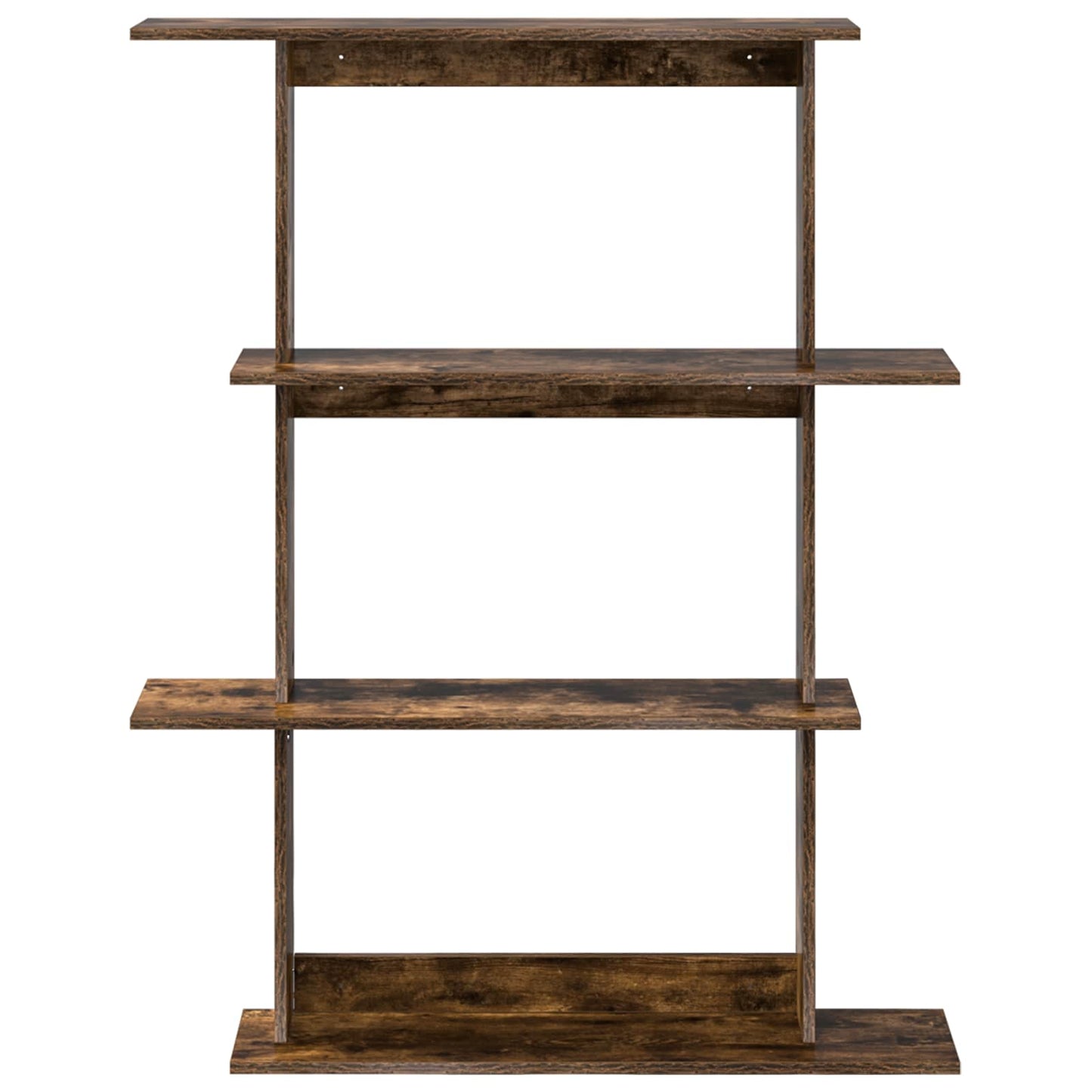 Wall Shelving Unit Brown 100 x 20 x 126 cm Engineered Wood
