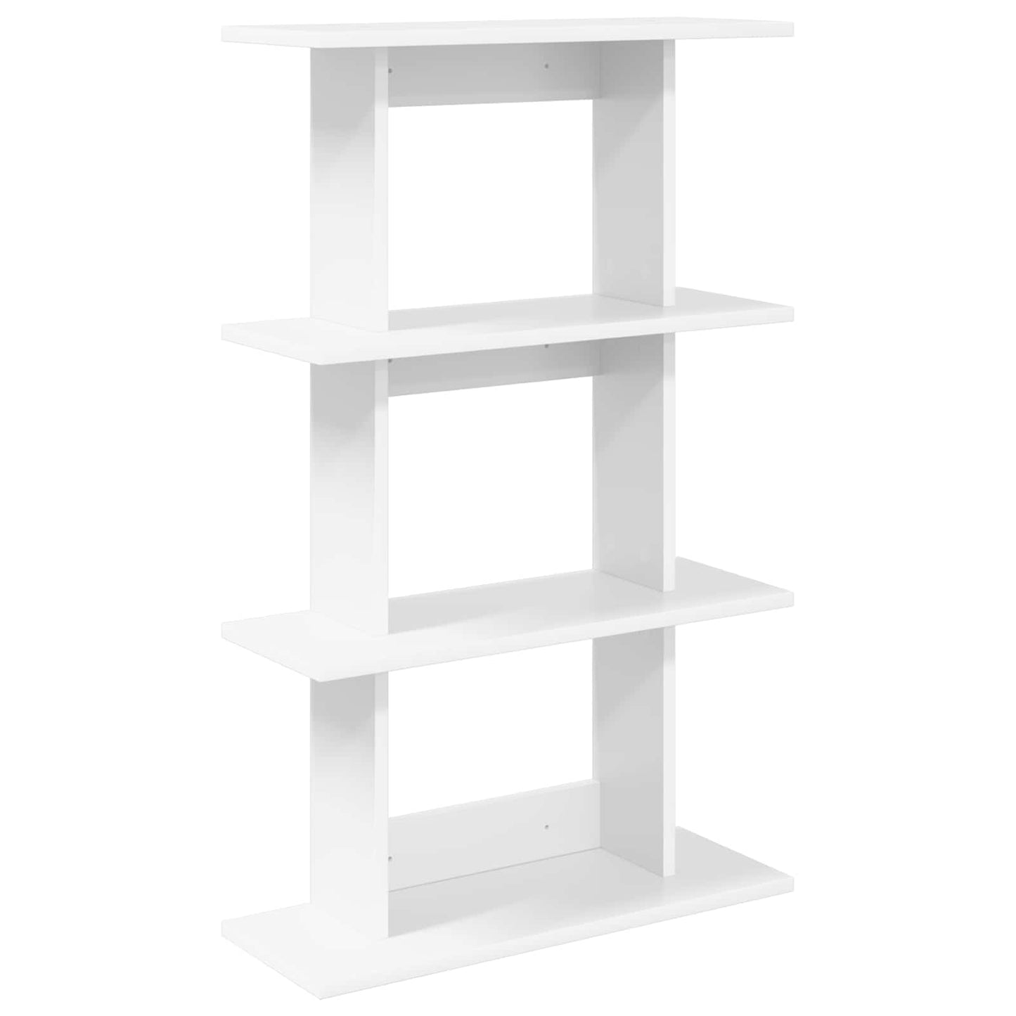 Wall Shelf Wall-Mounted White 56 x 20 x 90 cm Engineered Wood