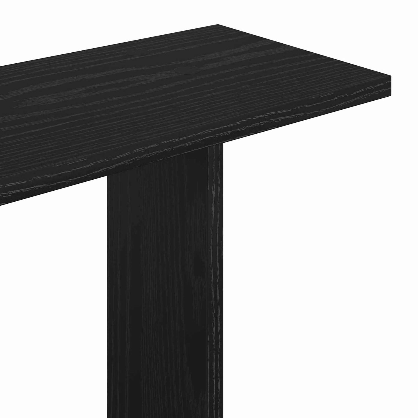 Wall Shelf Wall-Mounted Black 56 x 20 x 90 cm Engineered Wood