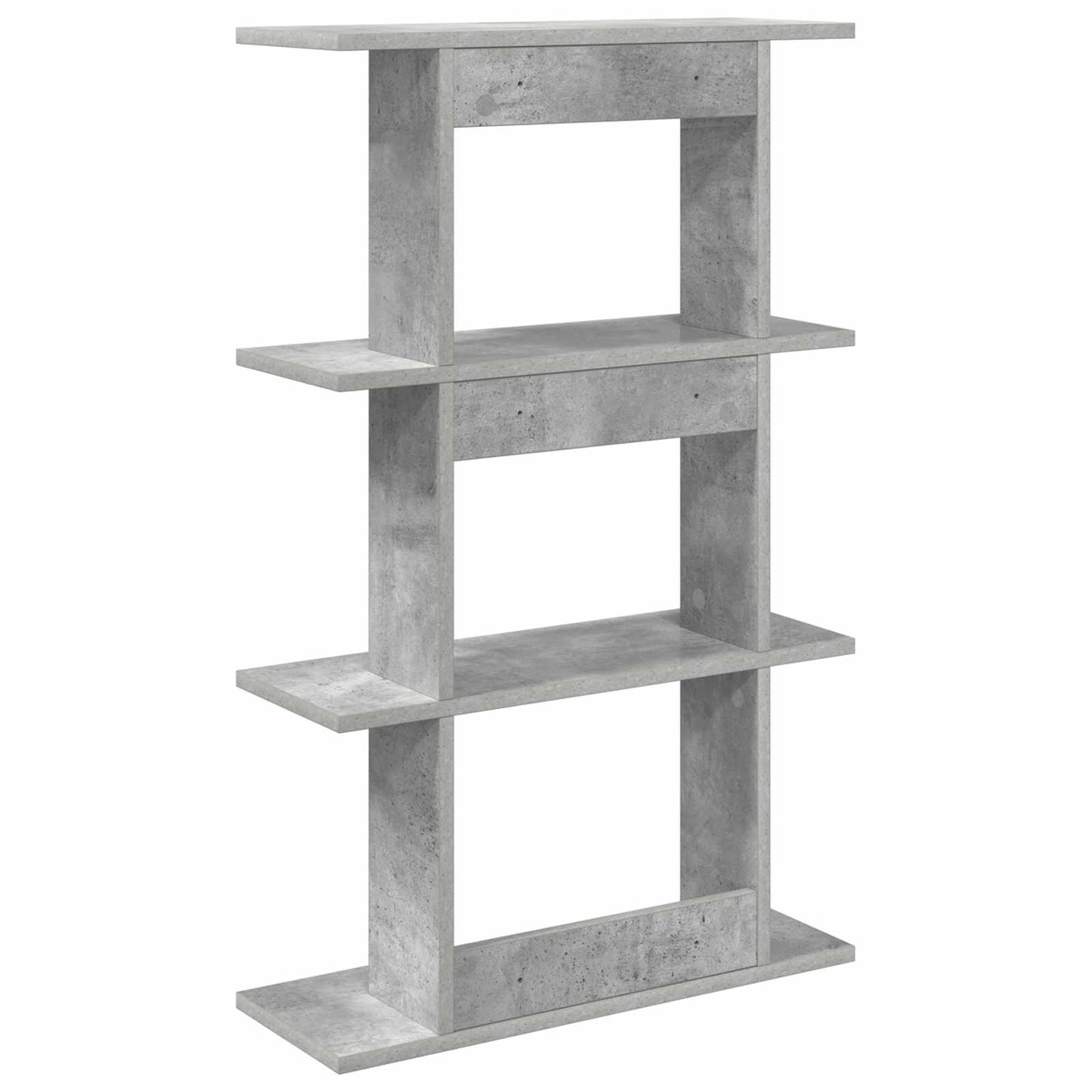 Wall Shelf Wall-Mounted Grey 56 x 20 x 90 cm Engineered Wood