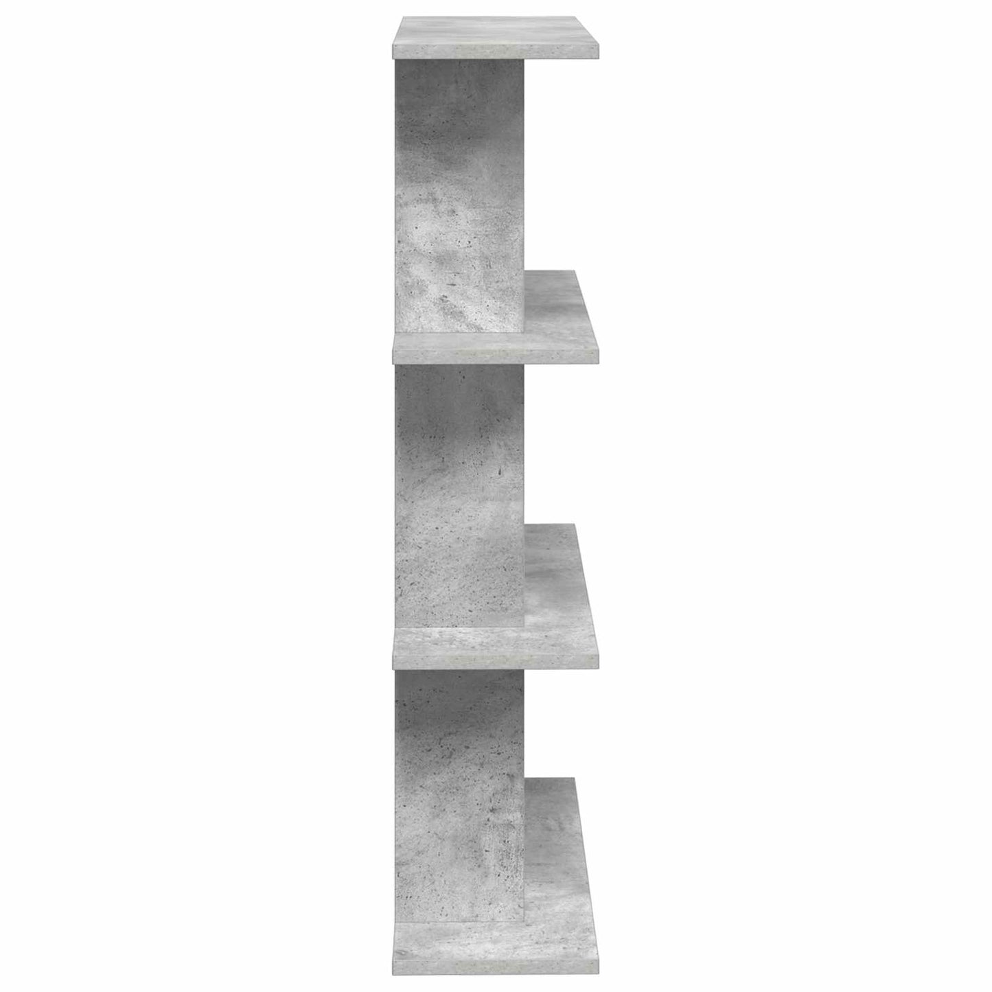 Wall Shelf Wall-Mounted Grey 56 x 20 x 90 cm Engineered Wood