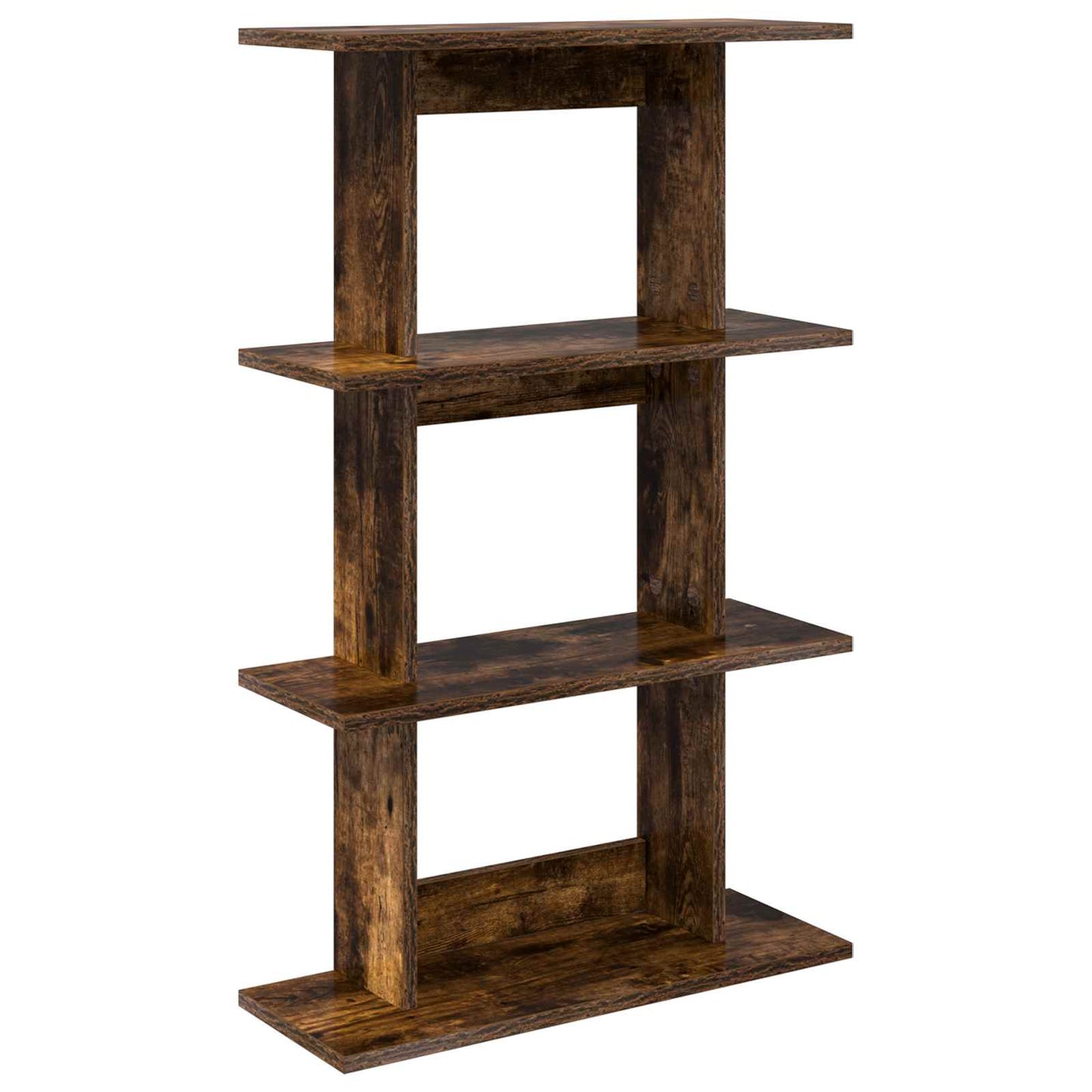 Wall Shelf Wall-Mounted Brown 56 x 20 x 90 cm Engineered Wood