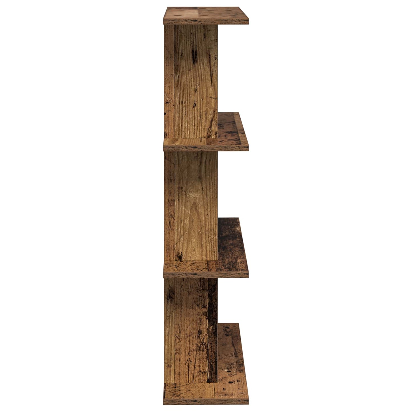 Wall Shelf Wall-Mounted Brown 56 x 20 x 90 cm Engineered Wood