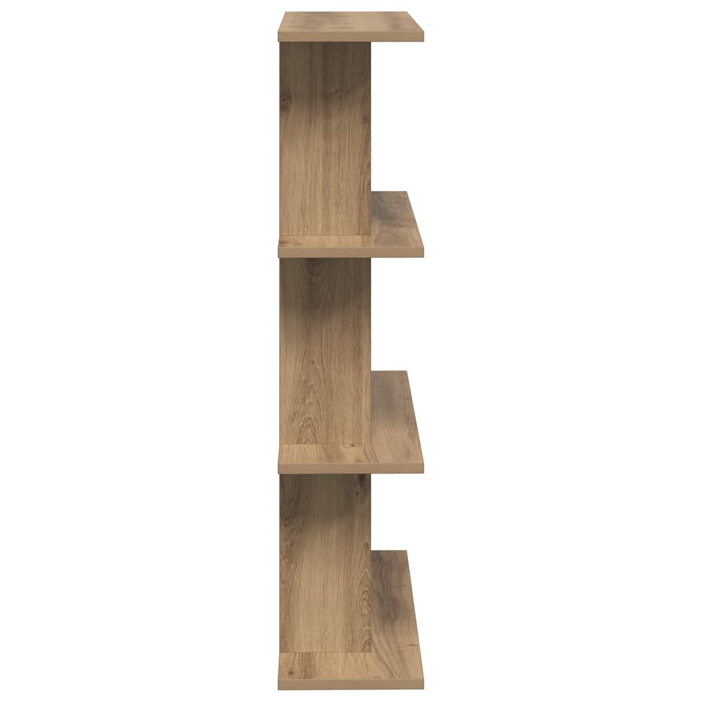 Wall Shelf Wall-Mounted Brown 56 x 20 x 90 cm Engineered Wood