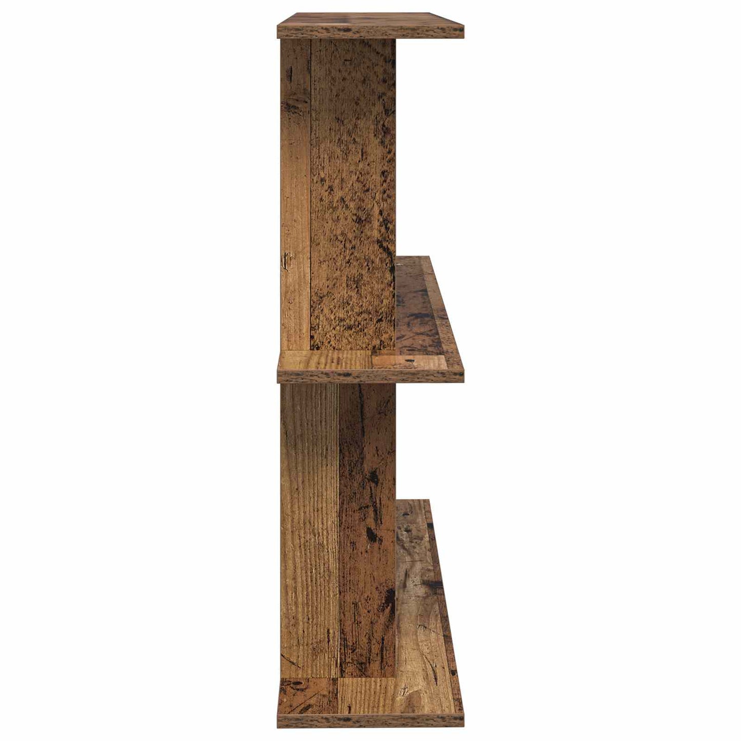Wall Shelf Wall-Mounted Brown 80 x 20 x 75 cm Engineered Wood