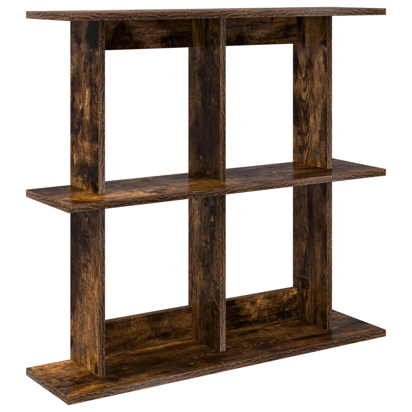 Wall Shelf Wall-Mounted Brown 100 x 20 x 75 cm Engineered Wood