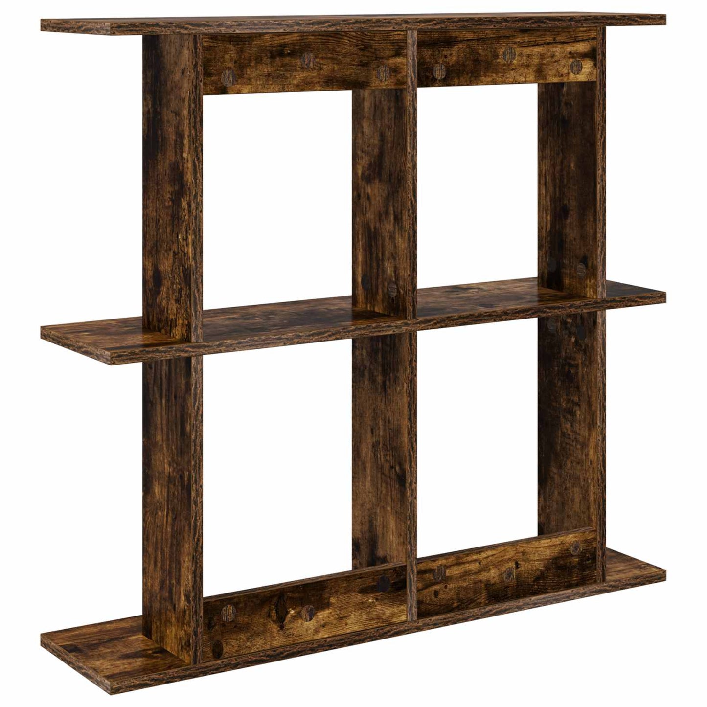 Wall Shelf Wall-Mounted Brown 100 x 20 x 75 cm Engineered Wood