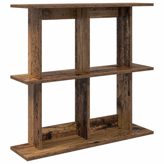 Wall Shelf Wall-Mounted Brown 100 x 20 x 75 cm Engineered Wood