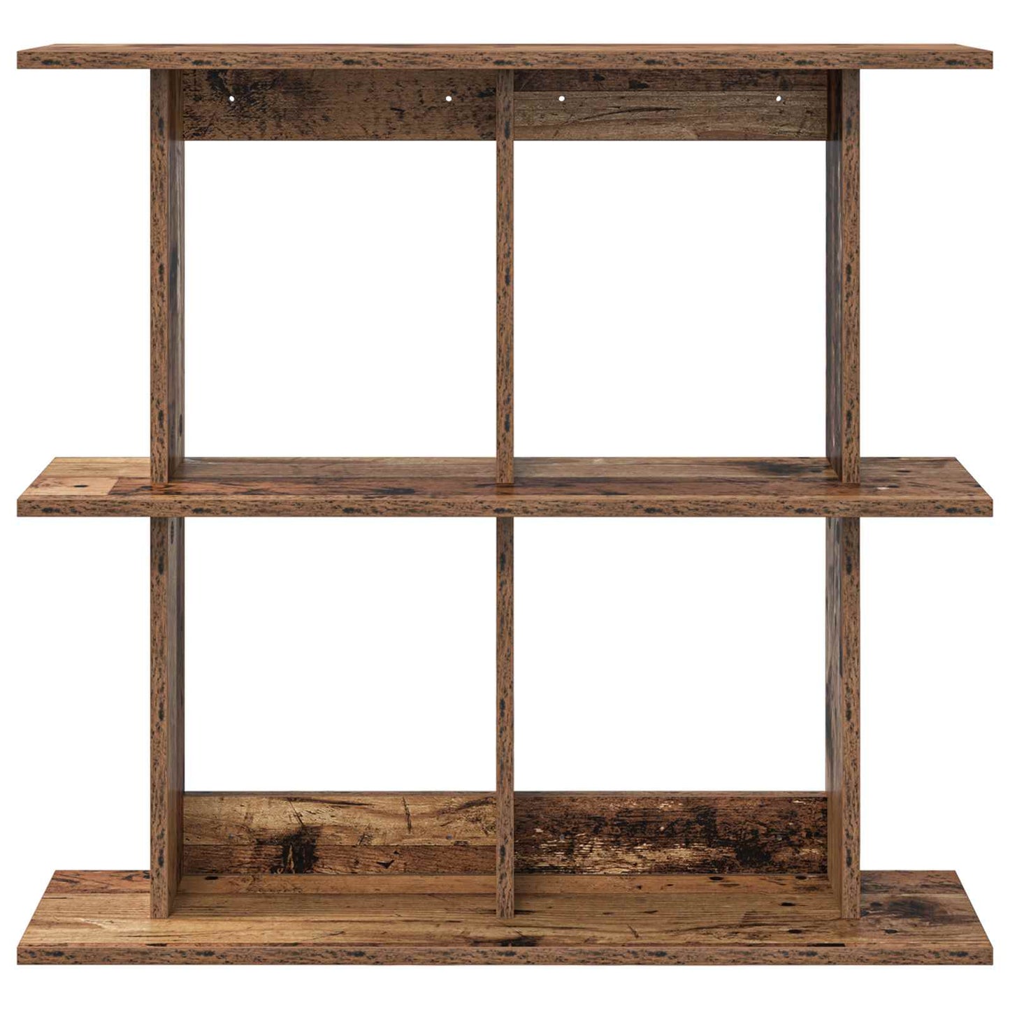Wall Shelf Wall-Mounted Brown 100 x 20 x 75 cm Engineered Wood