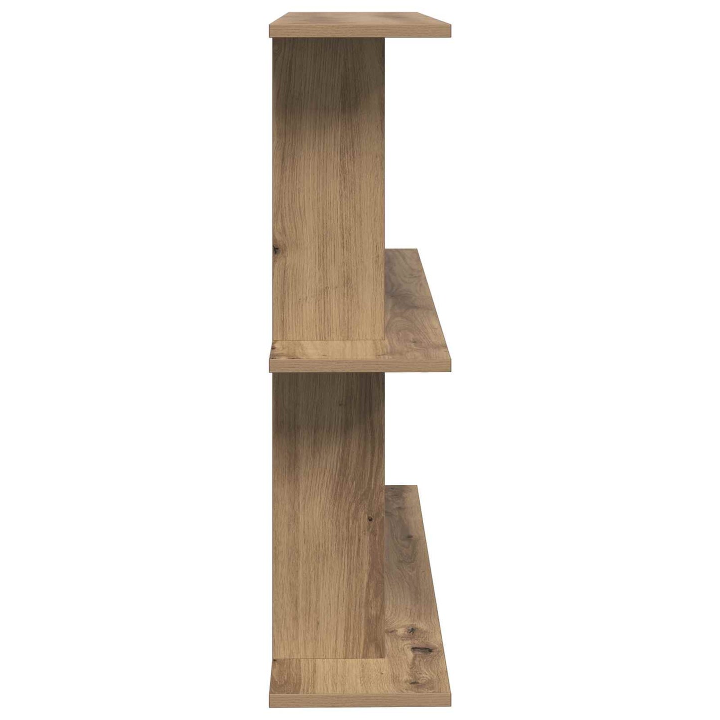 Wall Shelf Wall-Mounted Brown 100 x 20 x 75 cm Engineered Wood