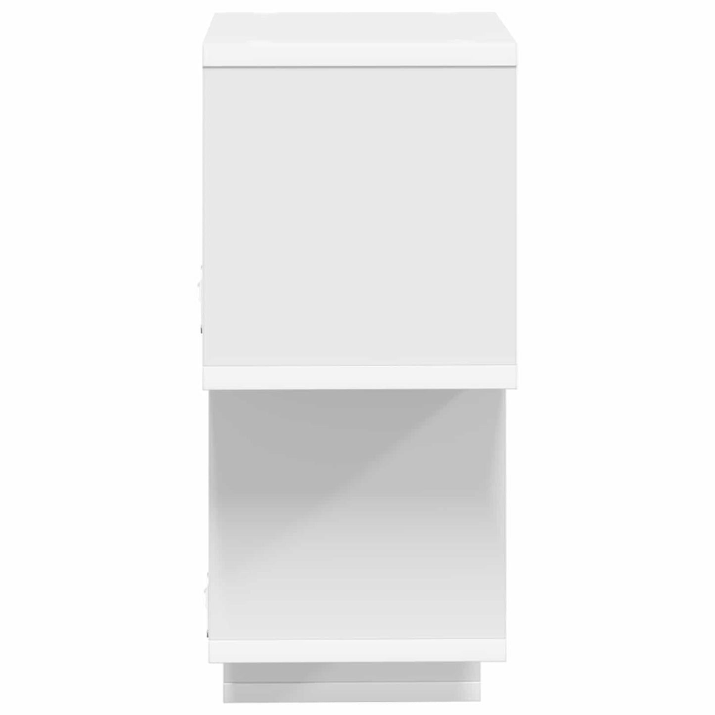 Floating Shelf Wall-Mounted White 87 x 20 x 55 cm