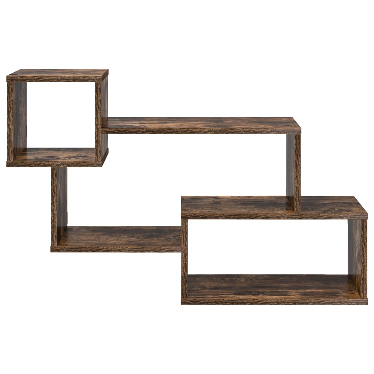 Floating Shelf Wall-Mounted Brown 87 x 20 x 55 cm