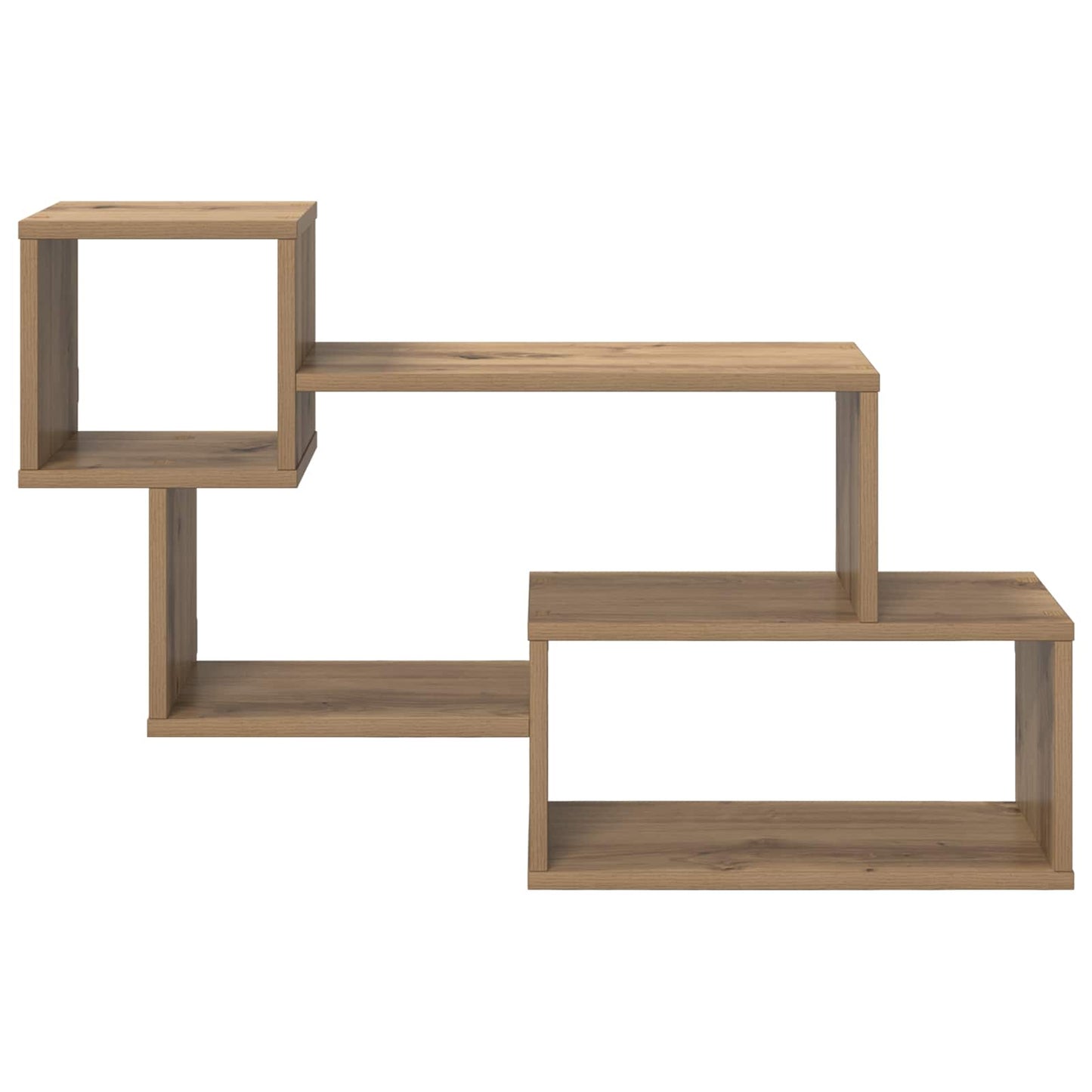 Floating Shelf Wall-Mounted Brown 87 x 20 x 55 cm