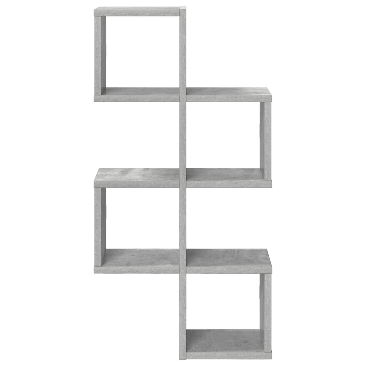 Wall Shelf Wall-Mounted Concrete Grey 39 x 15 x 76 cm