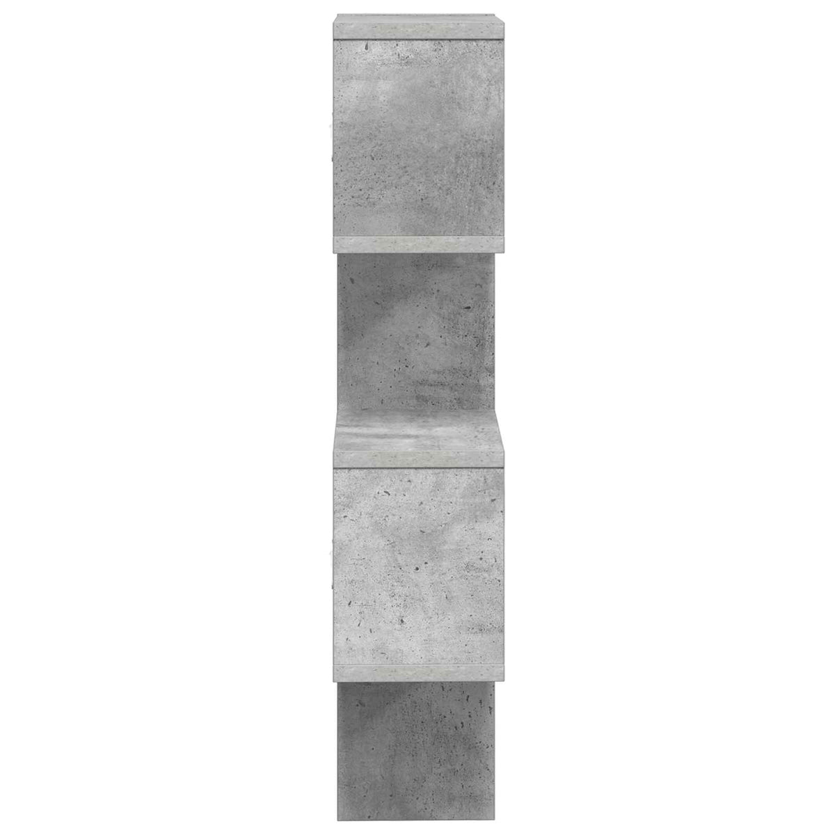 Wall Shelf Wall-Mounted Concrete Grey 39 x 15 x 76 cm