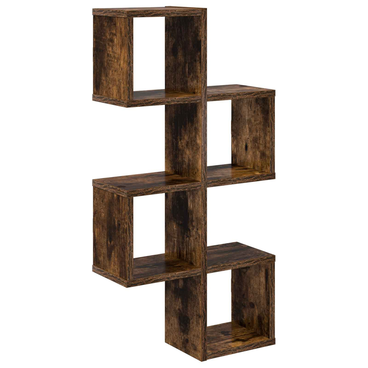 Wall Shelf Wall-Mounted Smoked Oak 39 x 15 x 76 cm